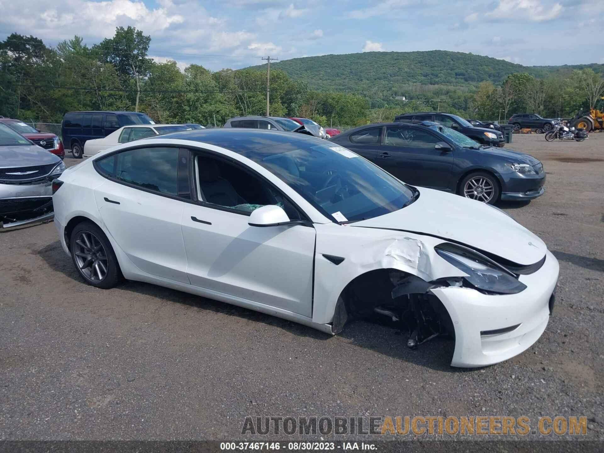 5YJ3E1EB1NF188518 TESLA MODEL 3 2022