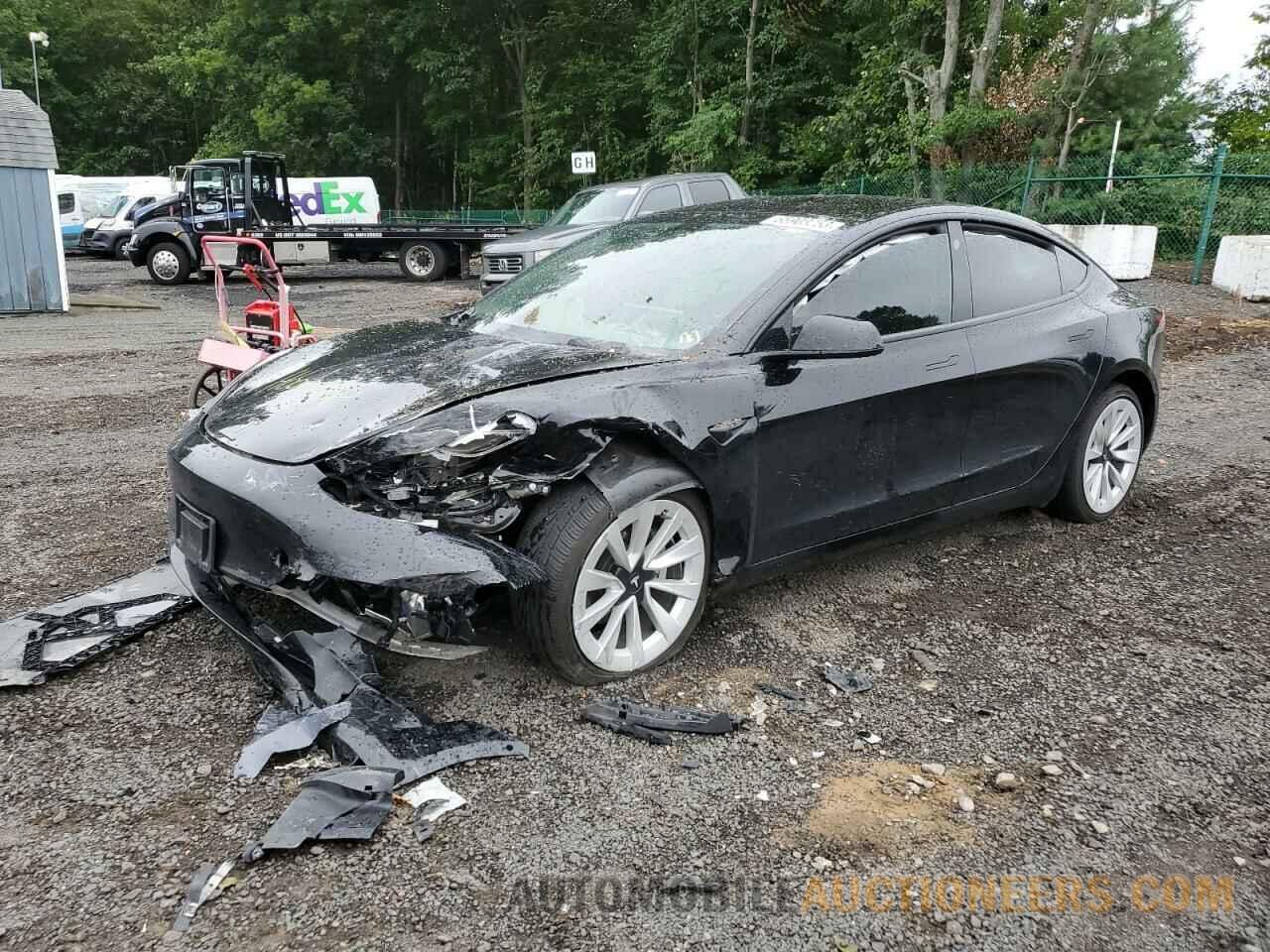 5YJ3E1EB1NF188583 TESLA MODEL 3 2022