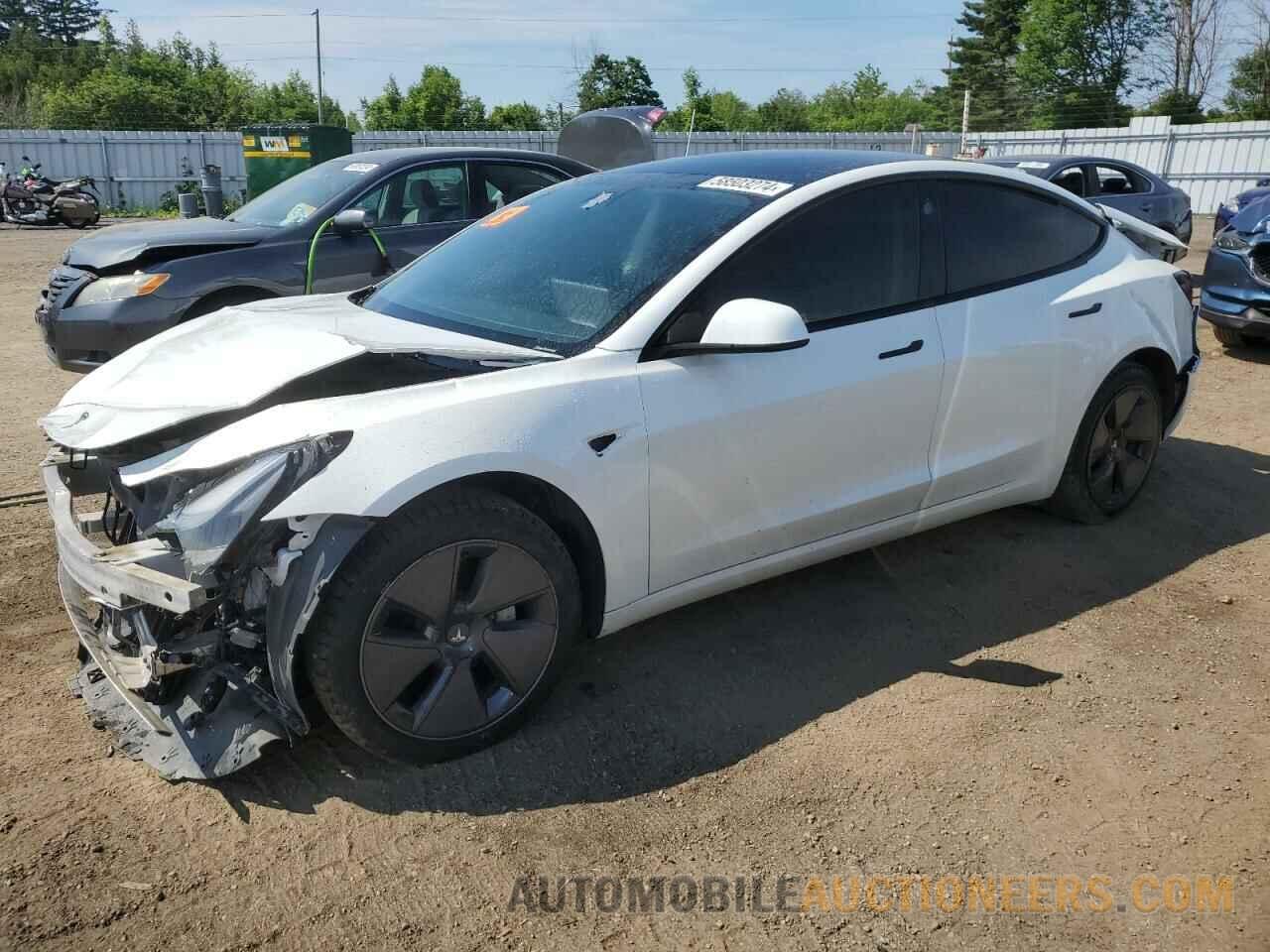 5YJ3E1EB1NF205561 TESLA MODEL 3 2022