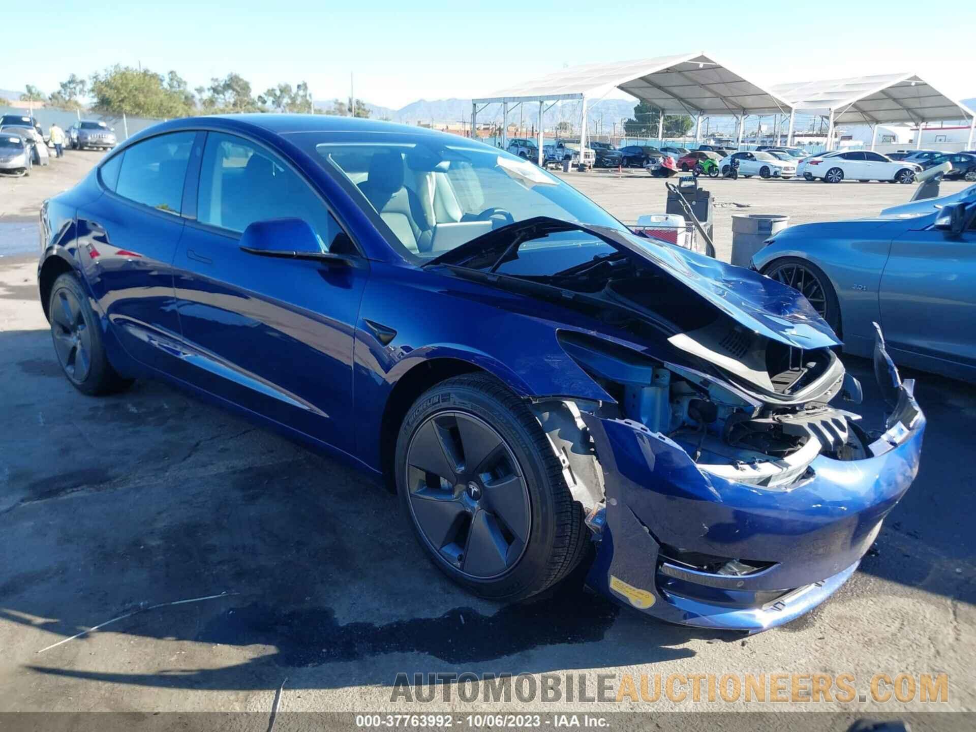 5YJ3E1EB1NF207732 TESLA MODEL 3 2022