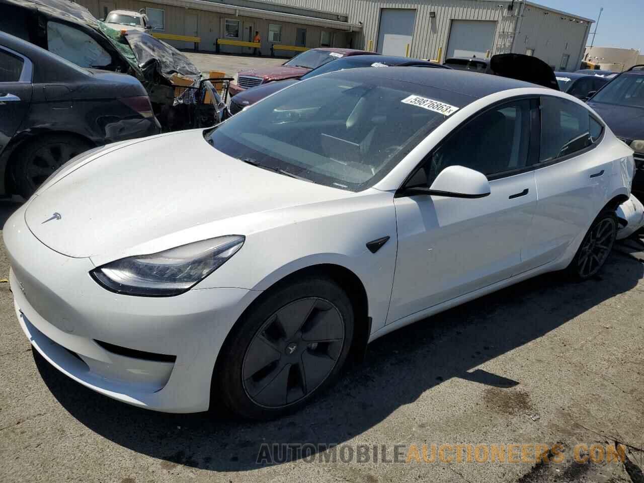 5YJ3E1EB1NF211716 TESLA MODEL 3 2022