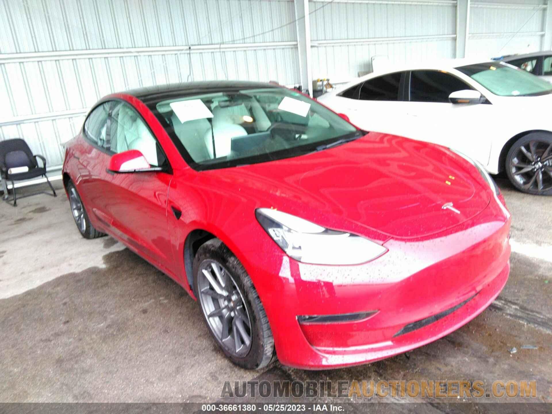 5YJ3E1EB1NF242433 TESLA MODEL 3 2022