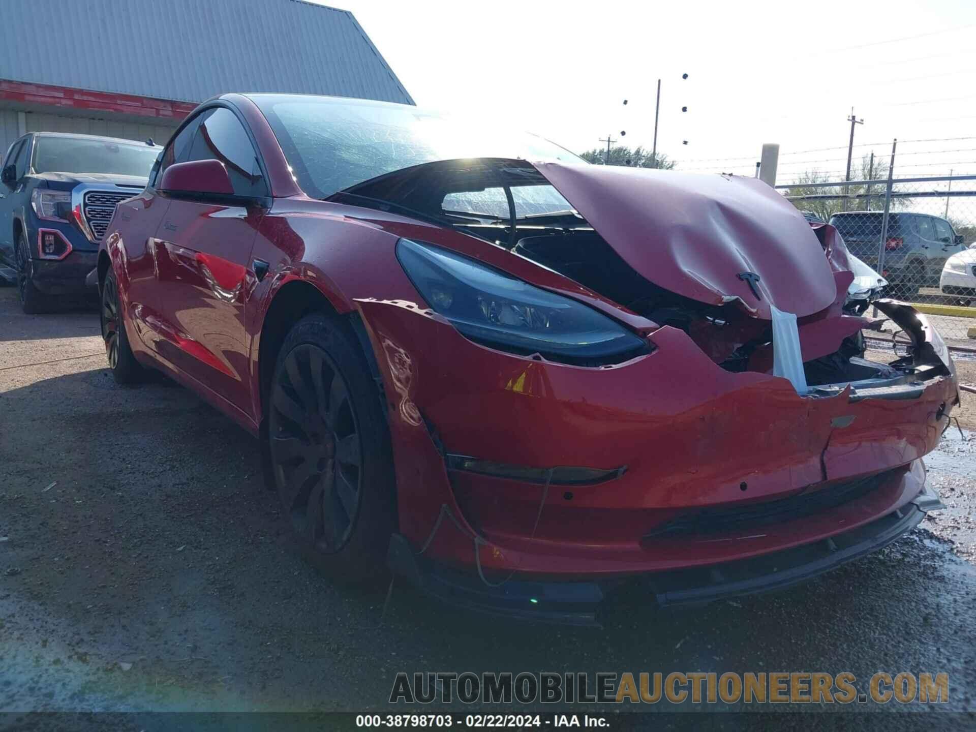 5YJ3E1EB1NF248961 TESLA MODEL 3 2022