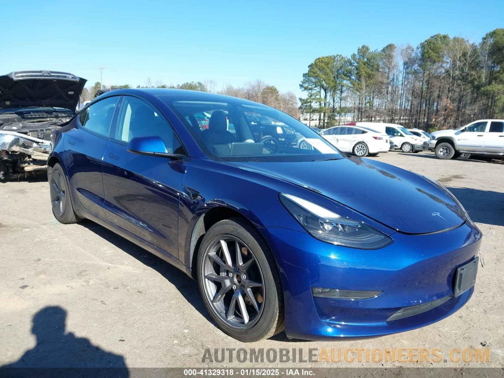 5YJ3E1EB1NF257059 TESLA MODEL 3 2022