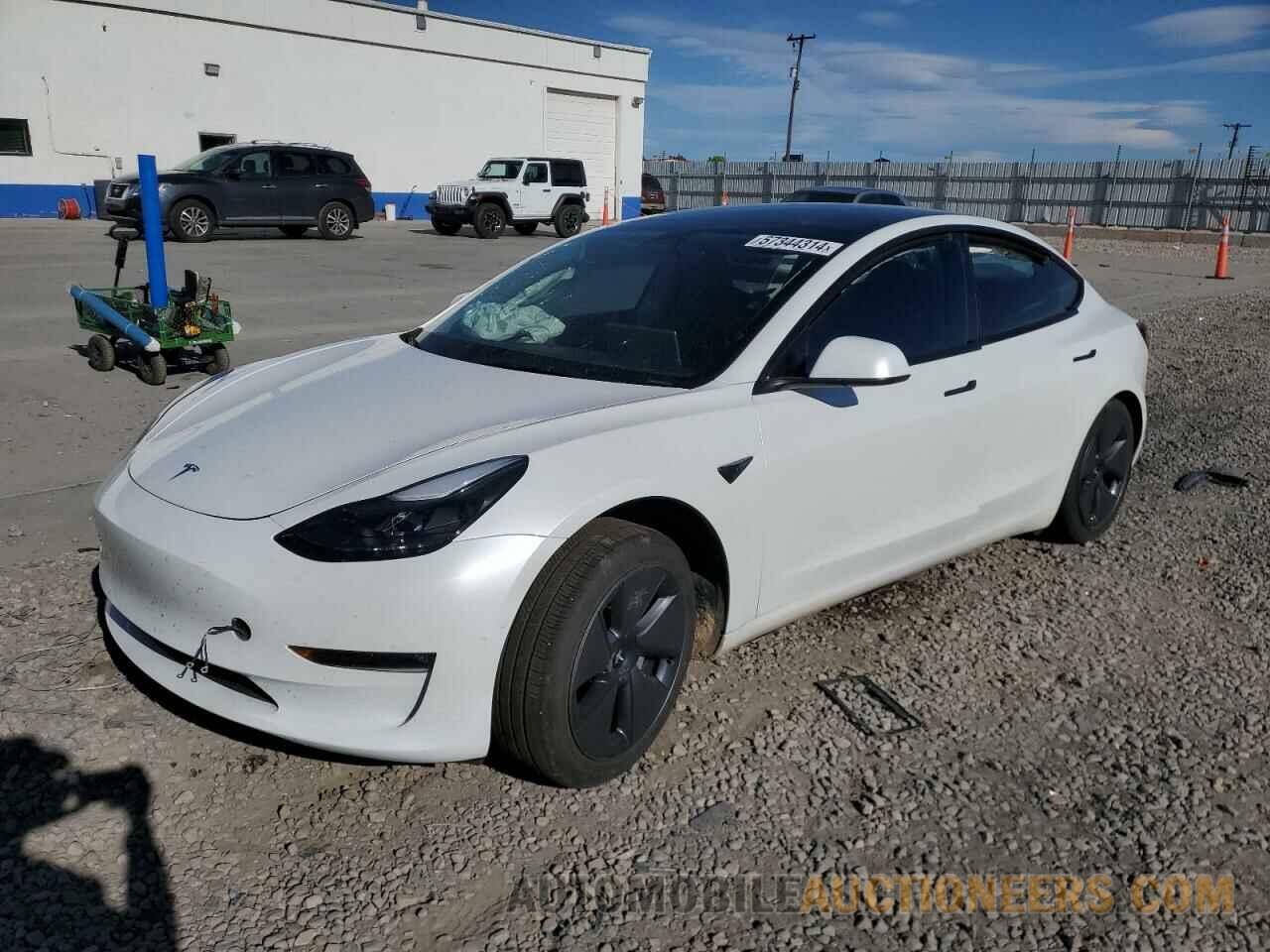 5YJ3E1EB1NF277280 TESLA MODEL 3 2022