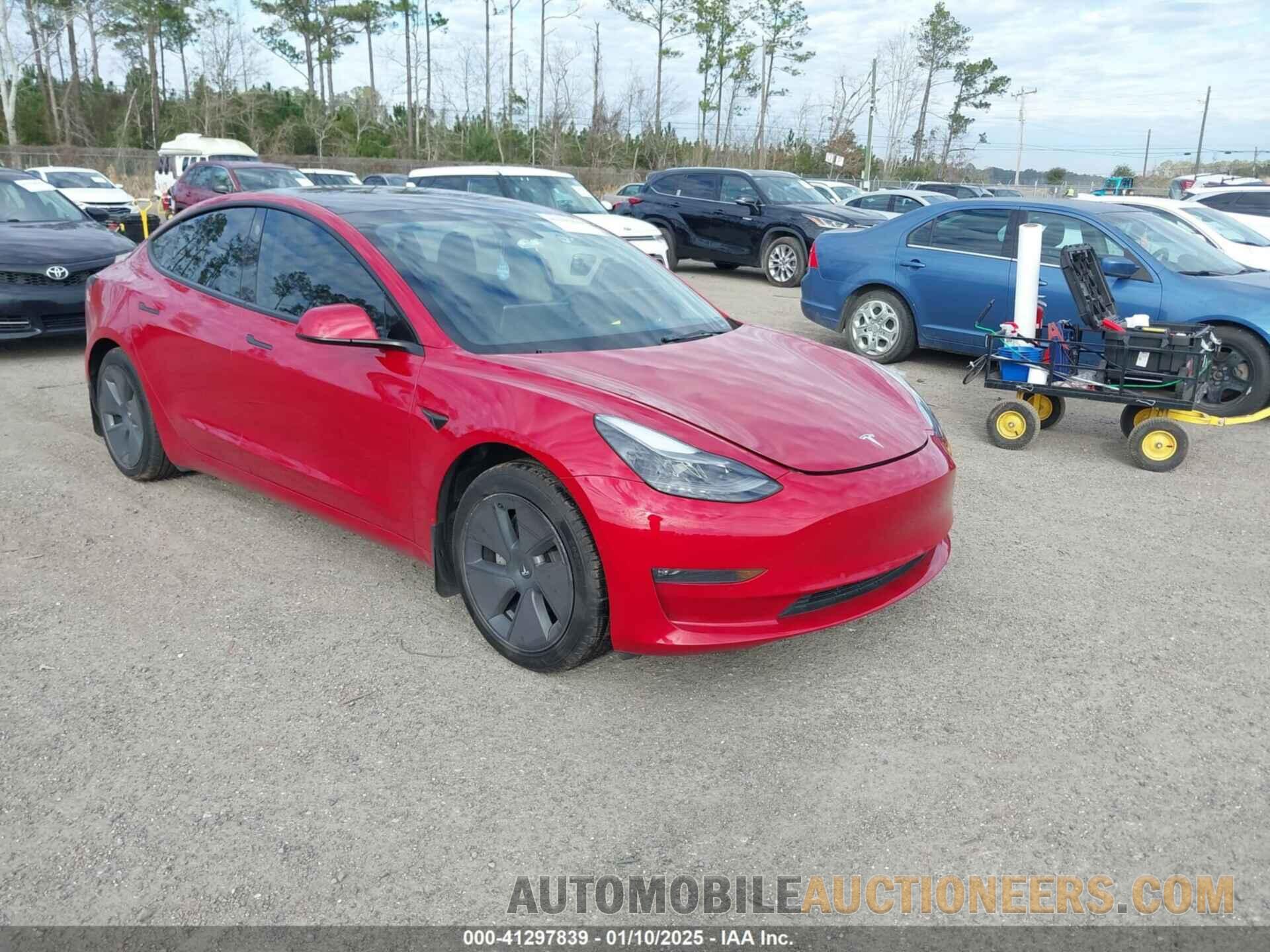 5YJ3E1EB1NF285587 TESLA MODEL 3 2022