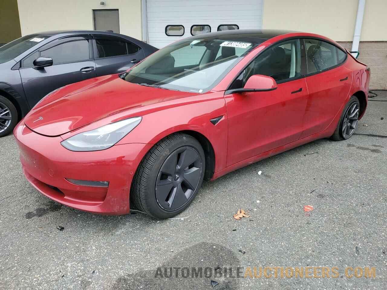 5YJ3E1EB1NF287145 TESLA MODEL 3 2022