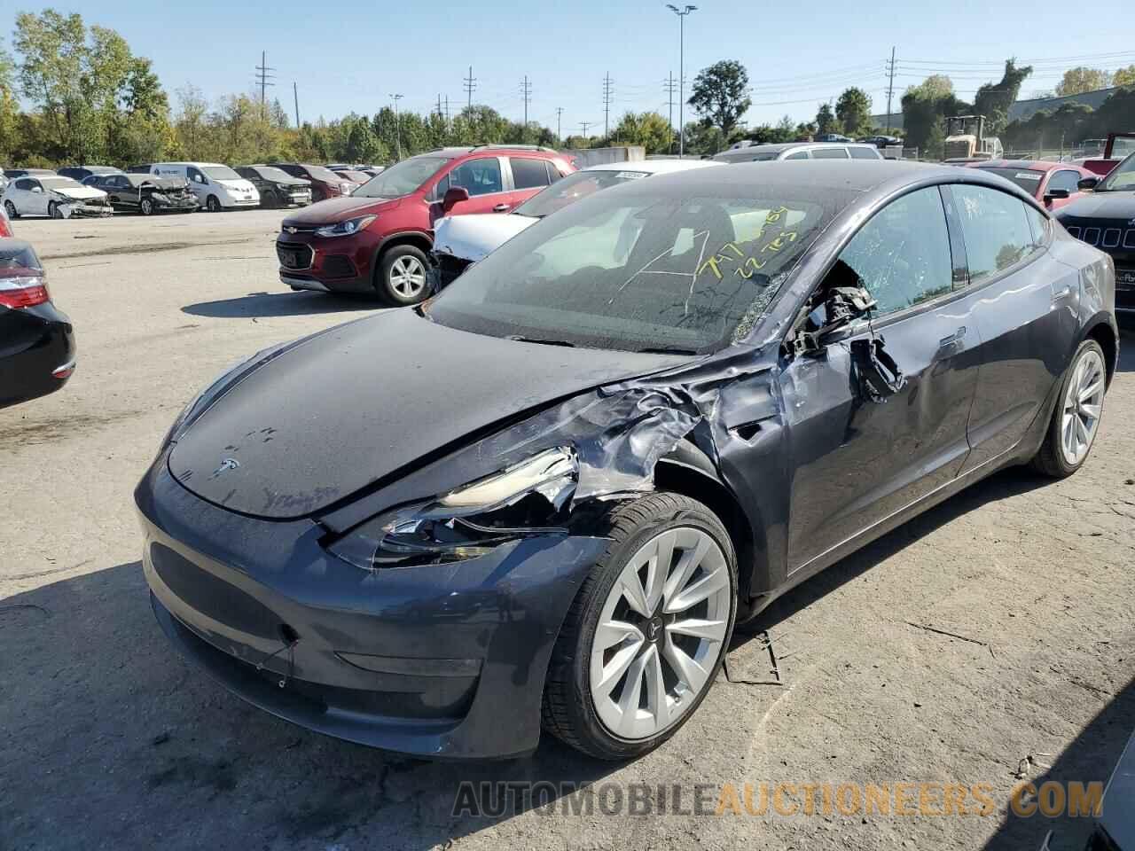 5YJ3E1EB1NF288974 TESLA MODEL 3 2022