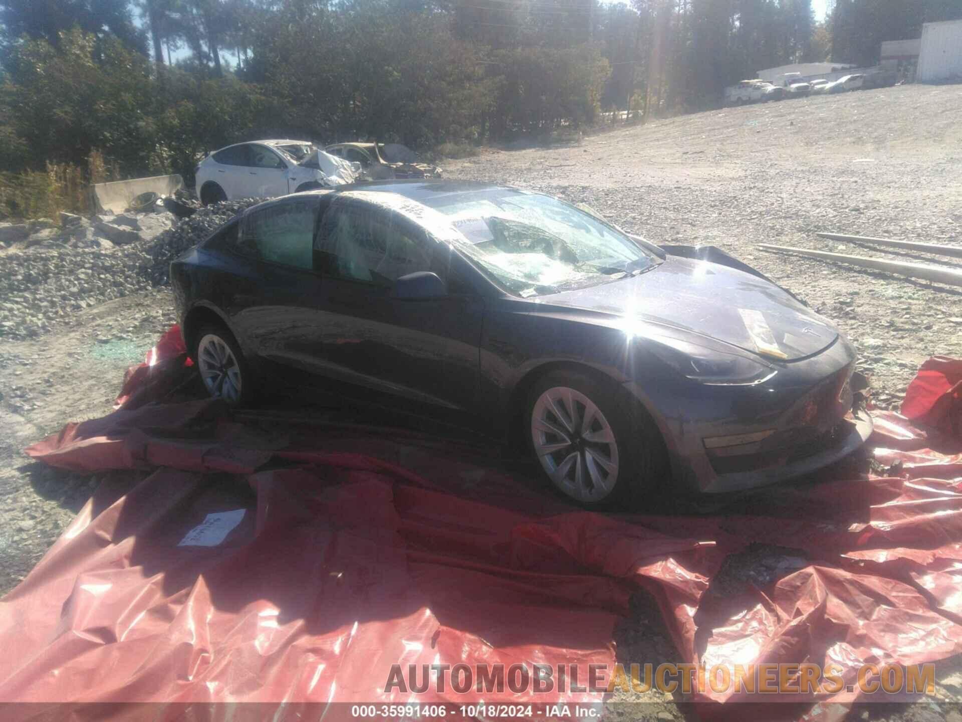 5YJ3E1EB1NF304915 TESLA MODEL 3 2022