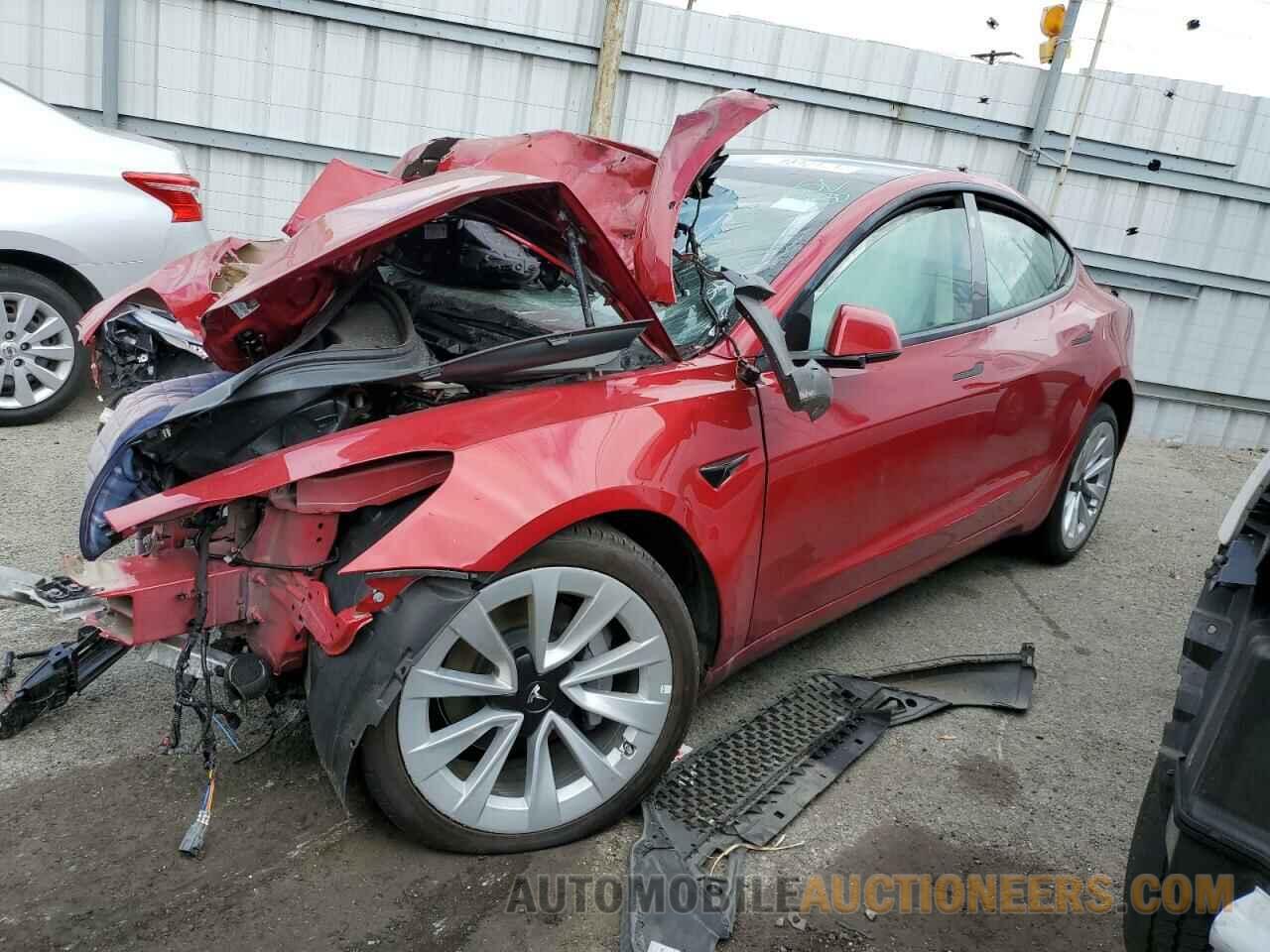 5YJ3E1EB1NF305191 TESLA MODEL 3 2022