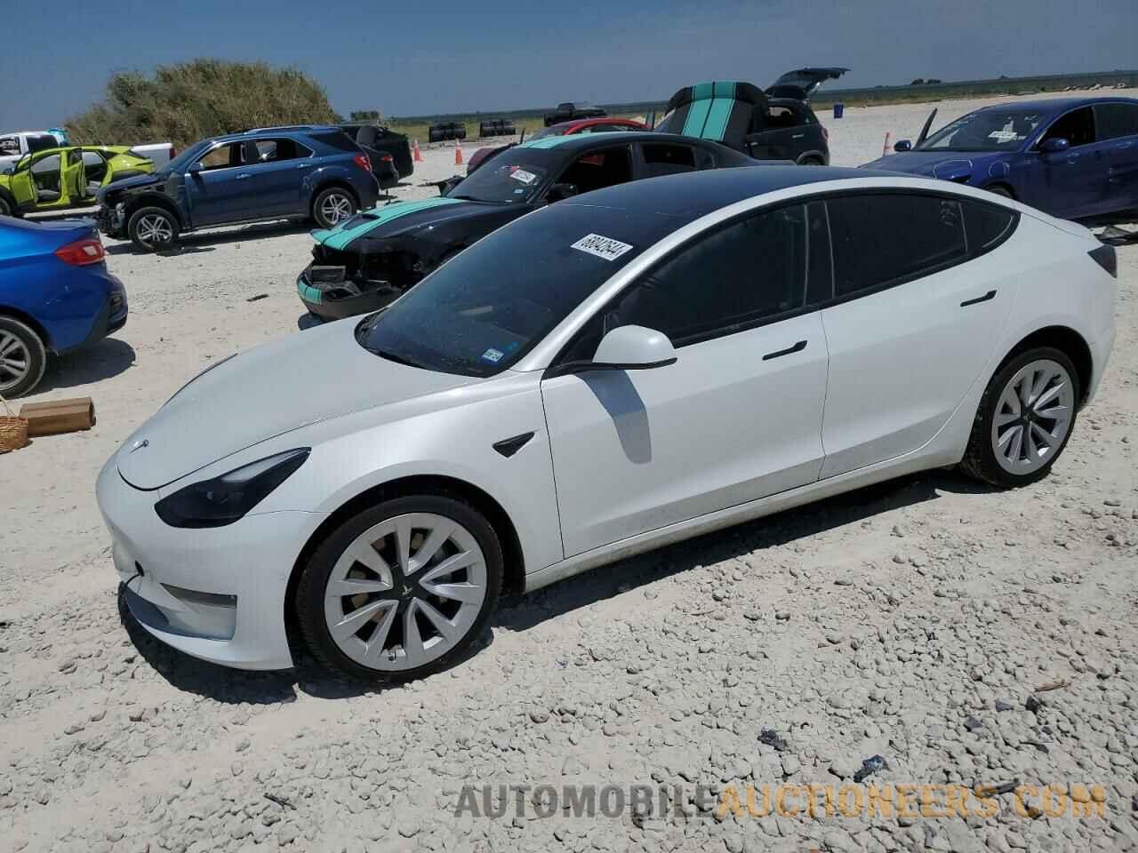 5YJ3E1EB1NF313212 TESLA MODEL 3 2022