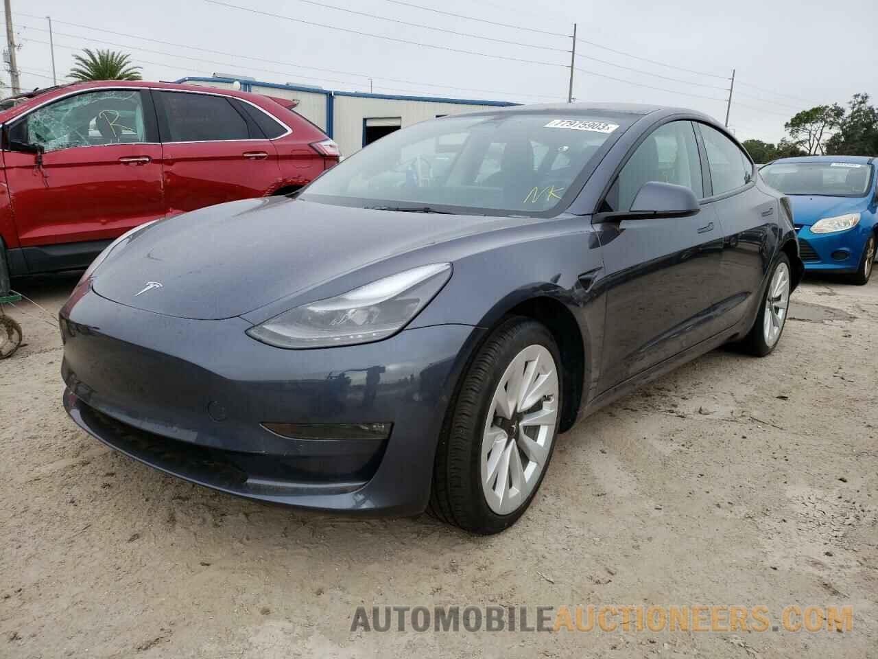 5YJ3E1EB1NF347263 TESLA MODEL 3 2022