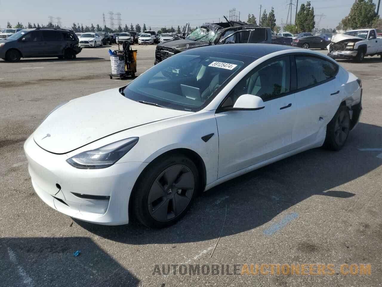 5YJ3E1EB1NF359963 TESLA MODEL 3 2022