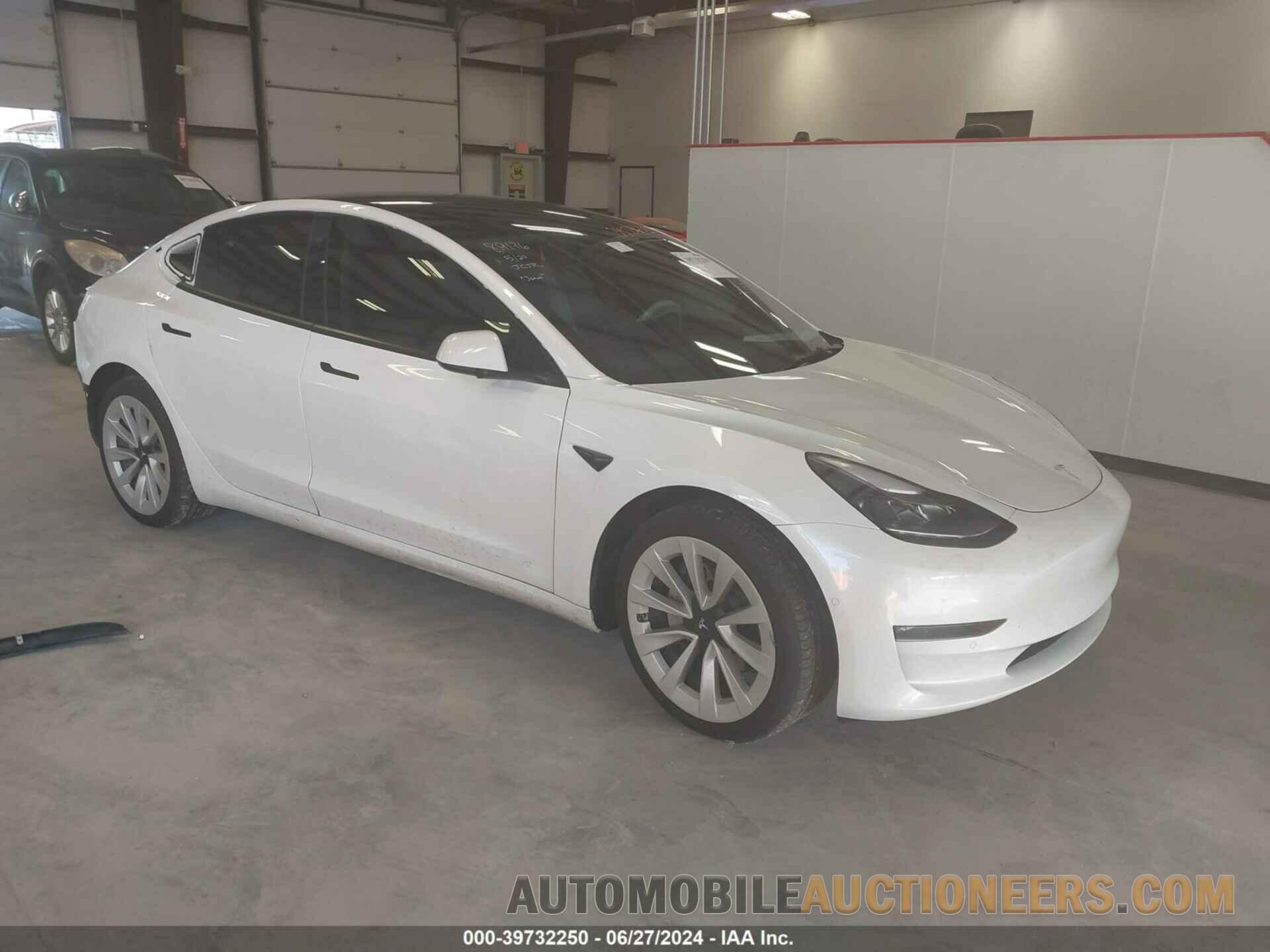 5YJ3E1EB1NF360367 TESLA MODEL 3 2022