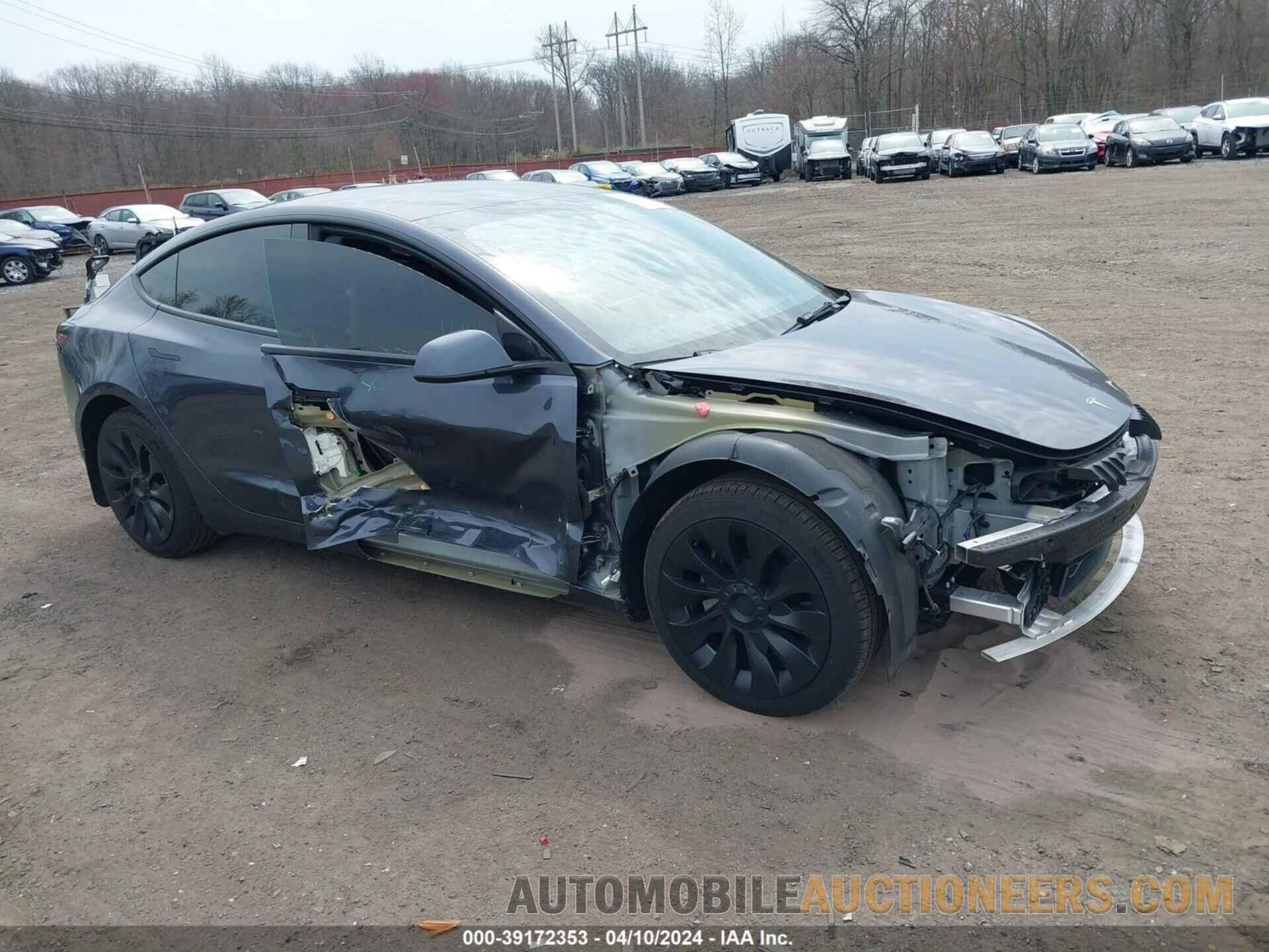 5YJ3E1EB1PF387166 TESLA MODEL 3 2023