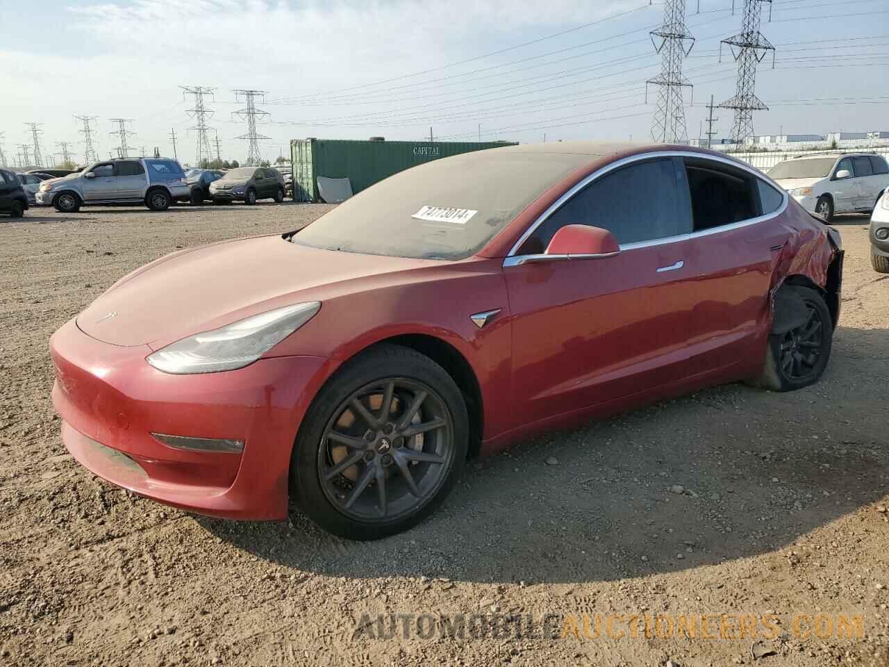 5YJ3E1EB2JF104734 TESLA MODEL 3 2018