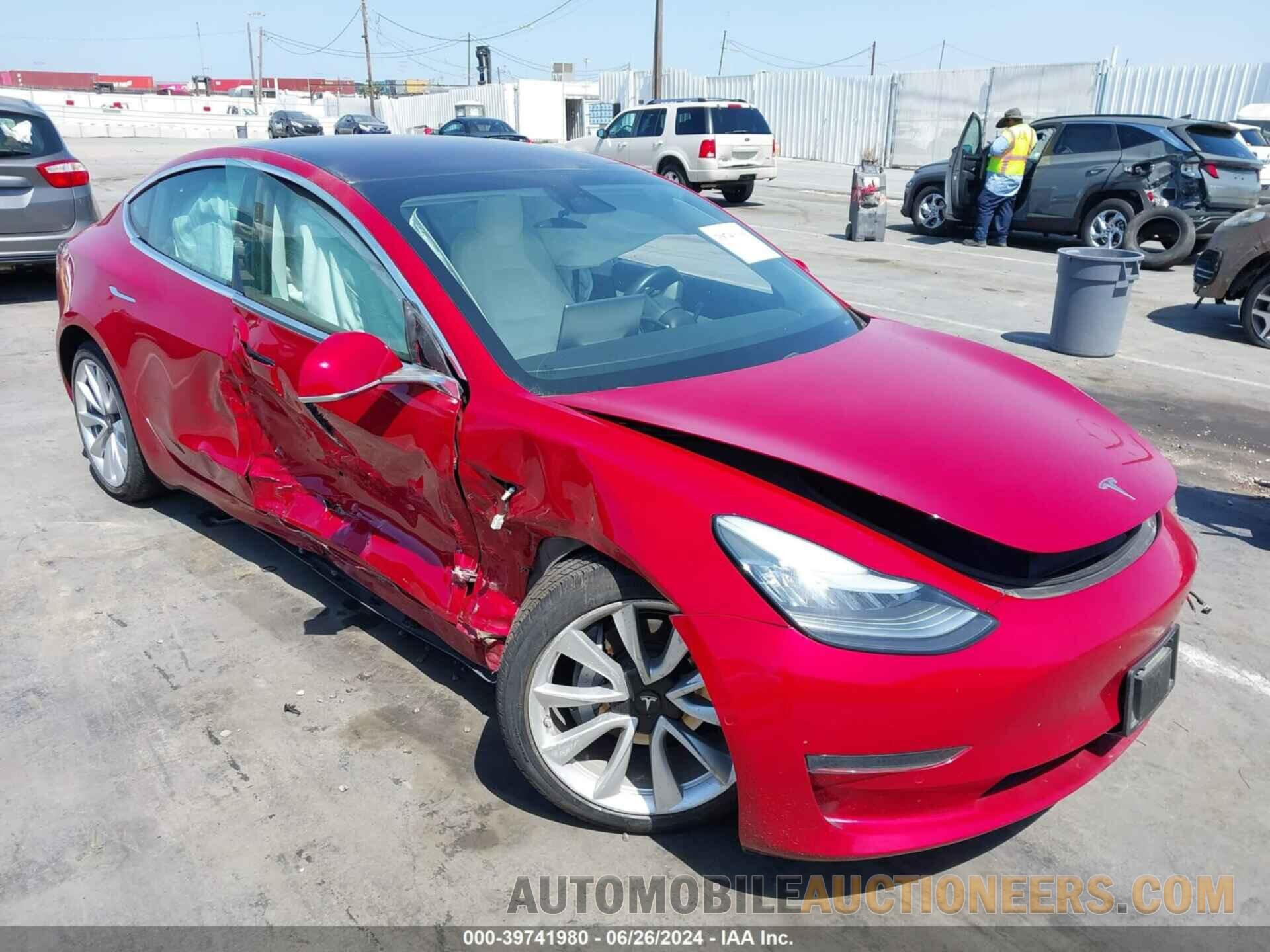 5YJ3E1EB2KF391865 TESLA MODEL 3 2019