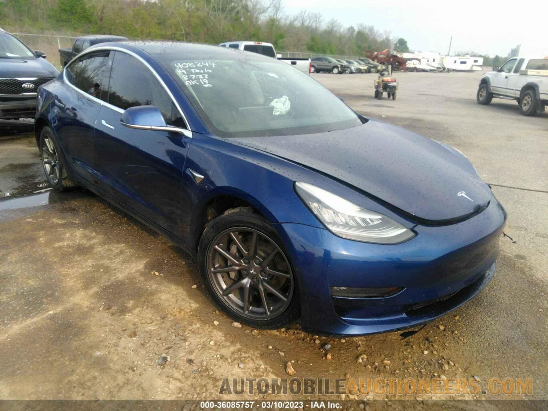 5YJ3E1EB2KF408244 TESLA MODEL 3 2019