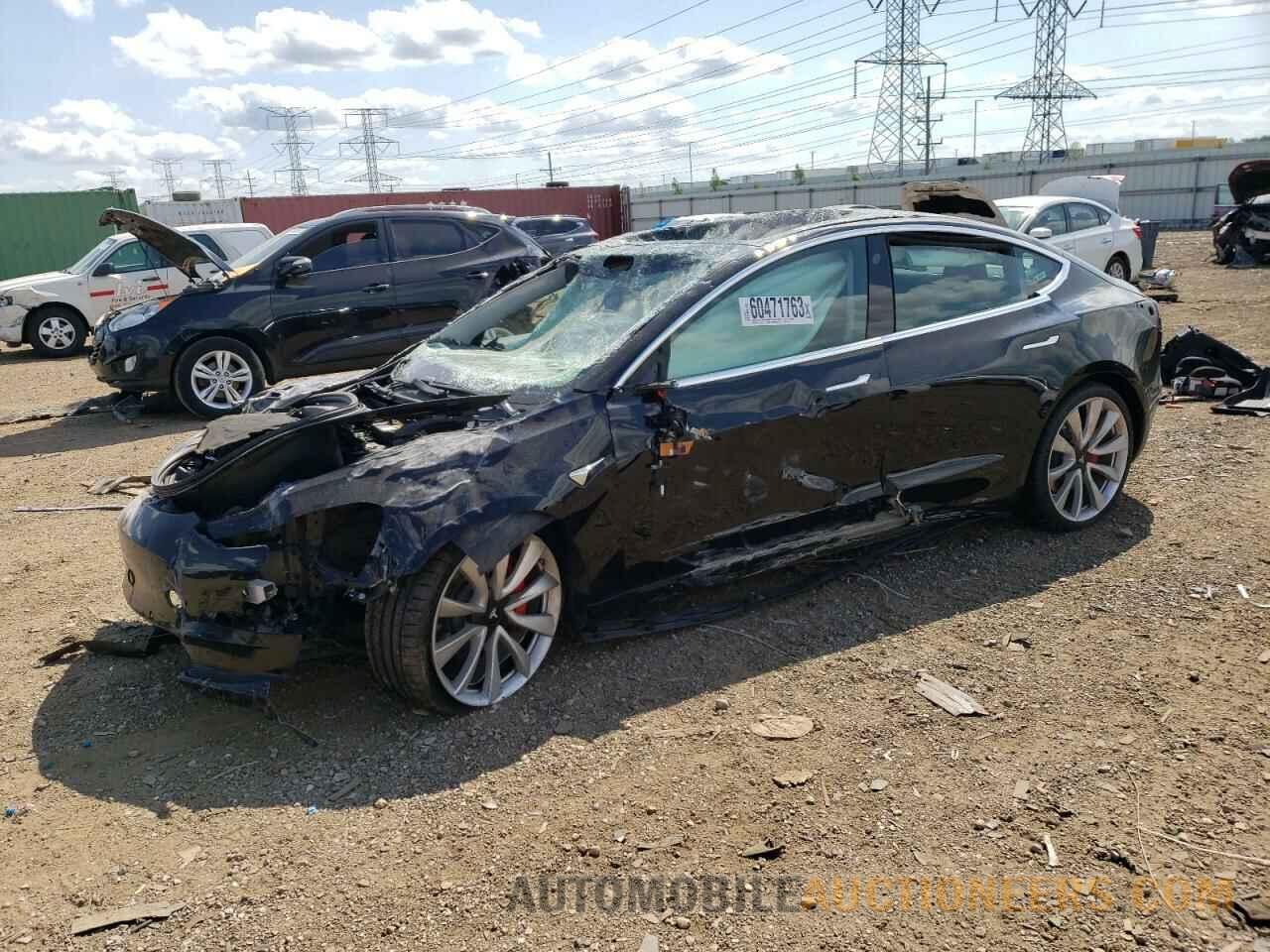 5YJ3E1EB2KF425710 TESLA MODEL 3 2019