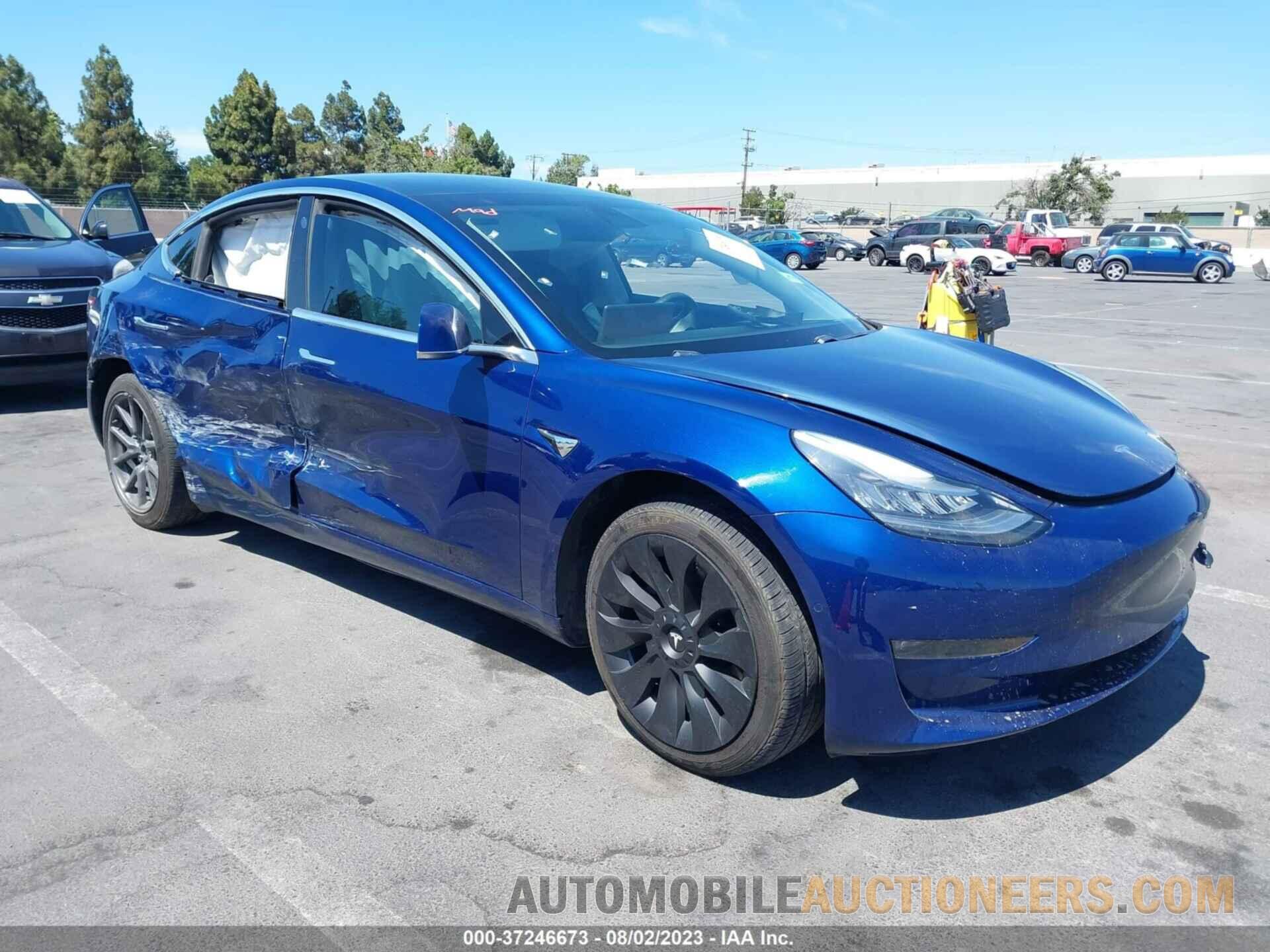 5YJ3E1EB2KF520848 TESLA MODEL 3 2019