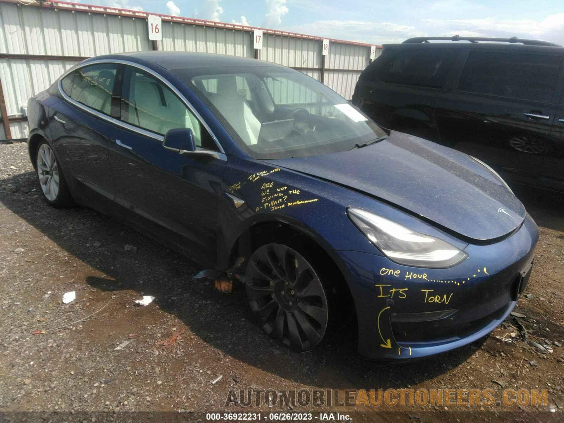 5YJ3E1EB2LF601169 TESLA MODEL 3 2020