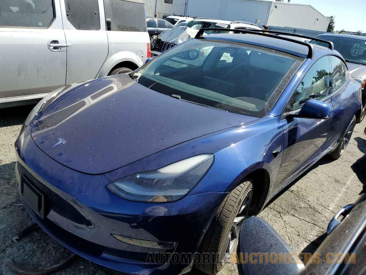 5YJ3E1EB2MF003651 TESLA MODEL 3 2021