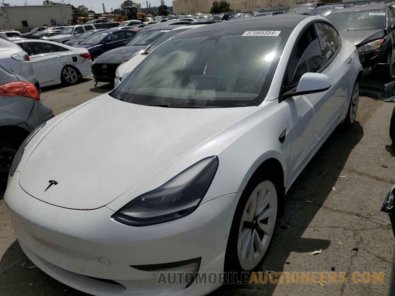 5YJ3E1EB2MF004136 TESLA MODEL 3 2021