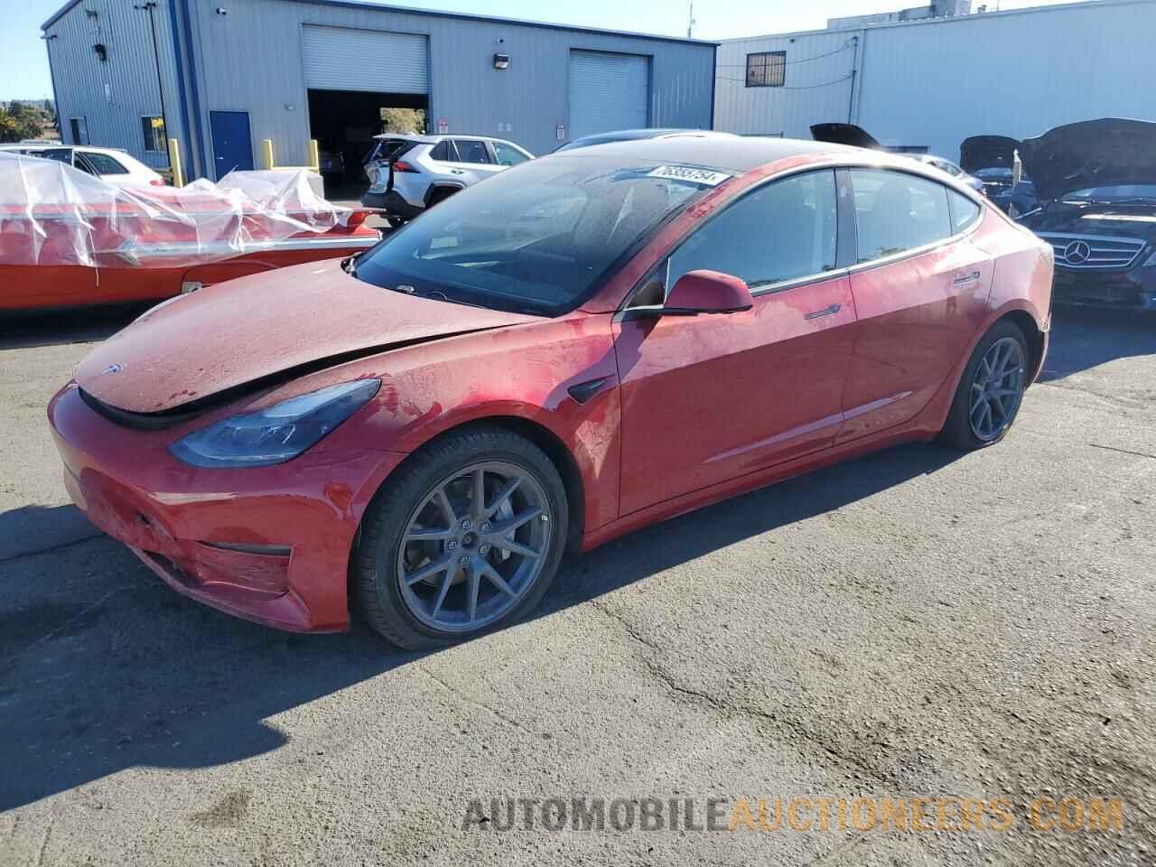 5YJ3E1EB2MF009238 TESLA MODEL 3 2021