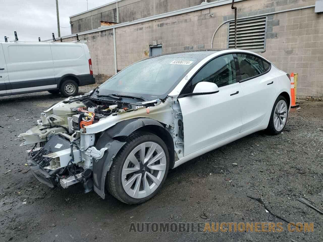 5YJ3E1EB2MF013208 TESLA MODEL 3 2021