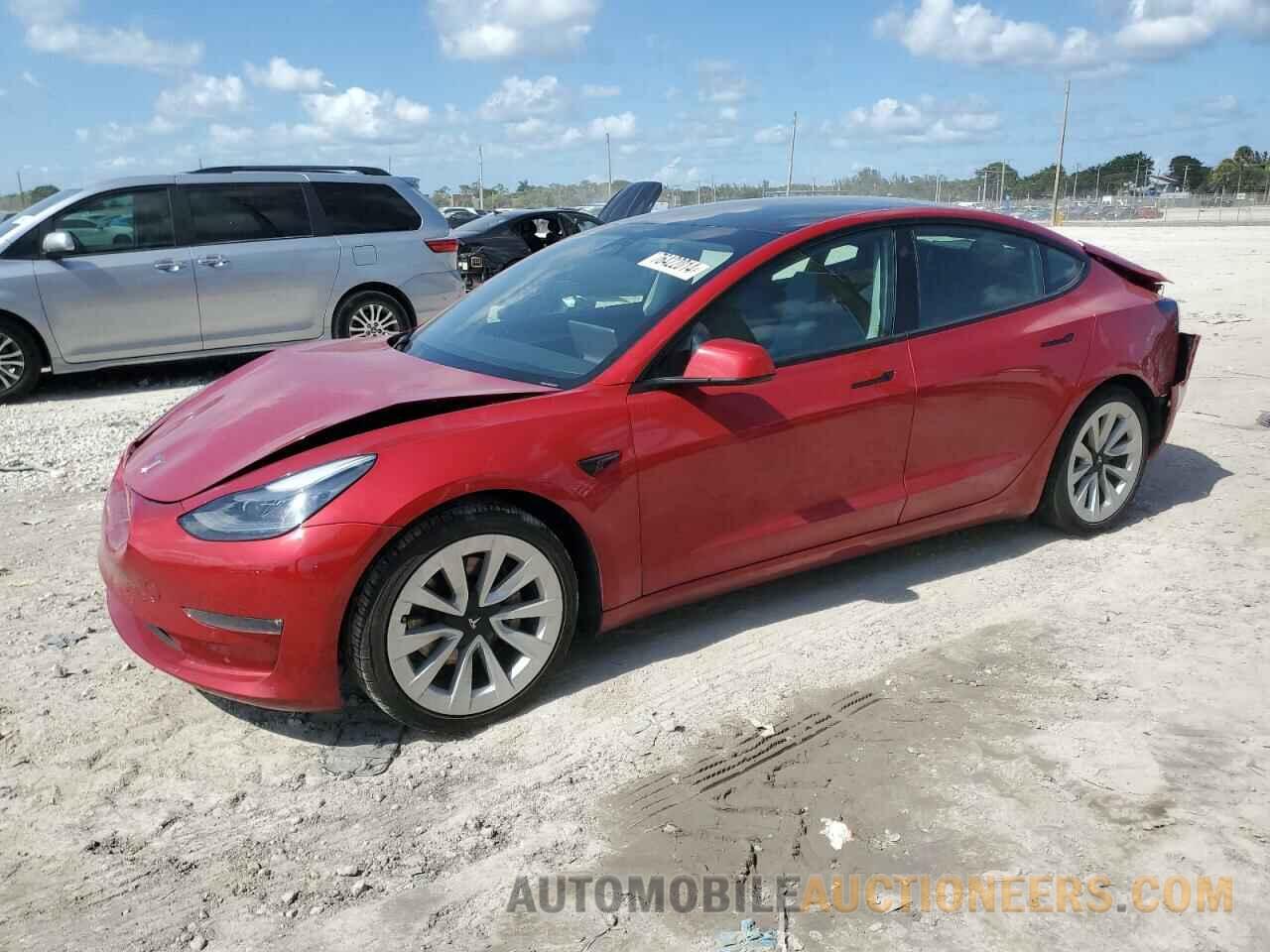 5YJ3E1EB2MF035449 TESLA MODEL 3 2021