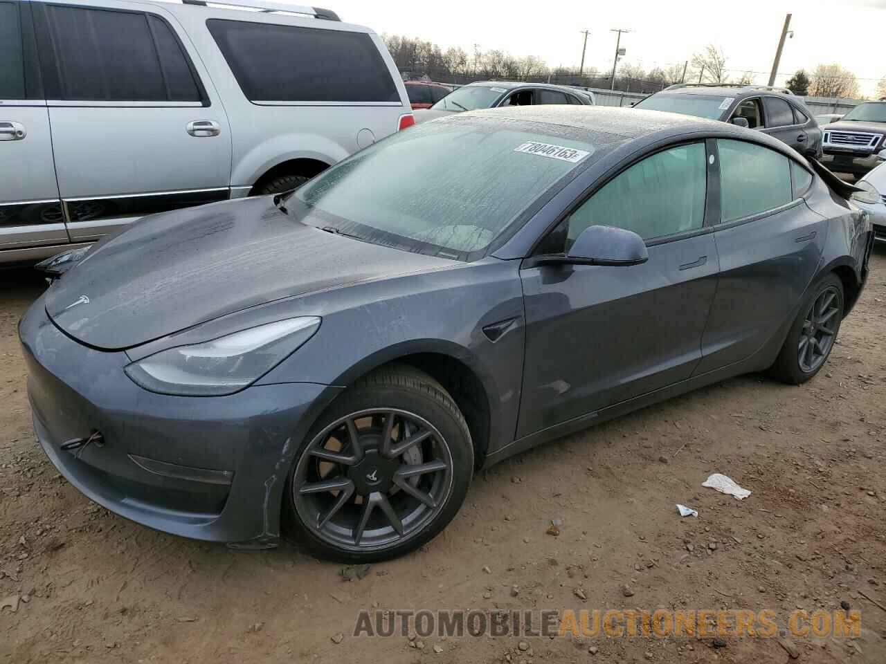 5YJ3E1EB2MF037847 TESLA MODEL 3 2021