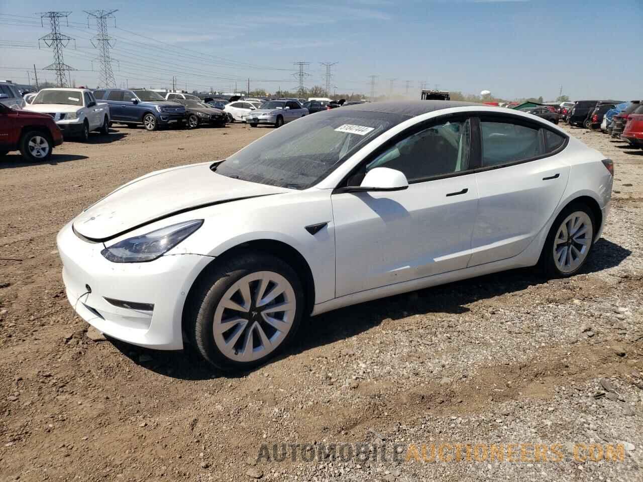 5YJ3E1EB2MF043969 TESLA MODEL 3 2021