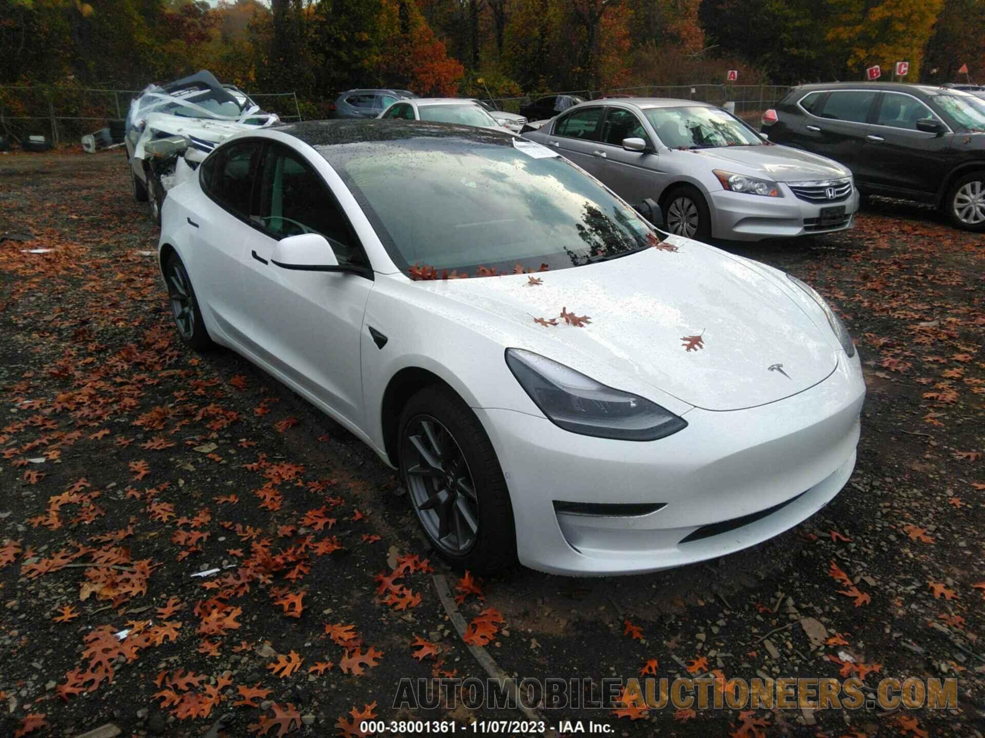 5YJ3E1EB2MF050386 TESLA MODEL 3 2021