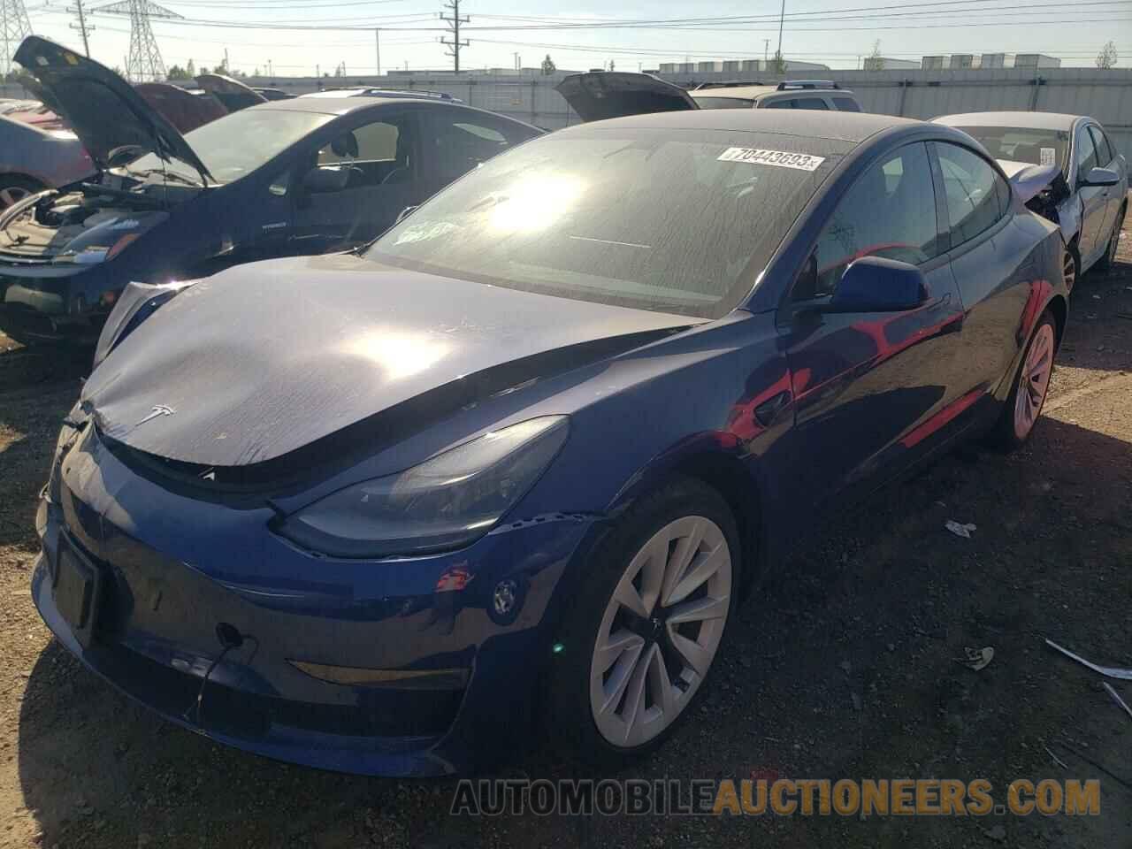 5YJ3E1EB2MF062408 TESLA MODEL 3 2021