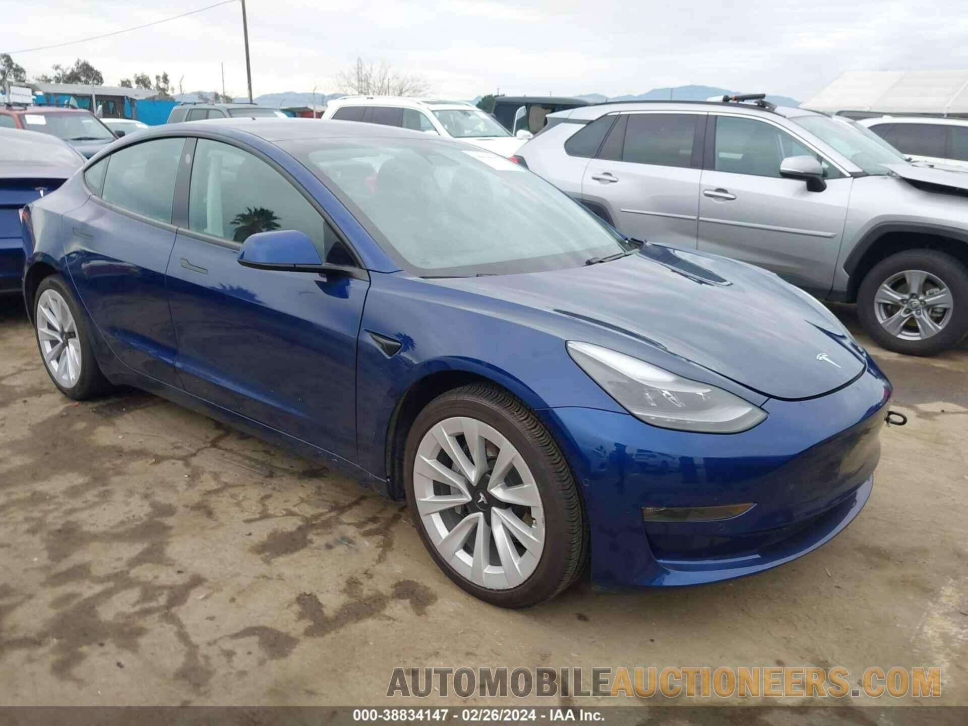 5YJ3E1EB2MF065356 TESLA MODEL 3 2021