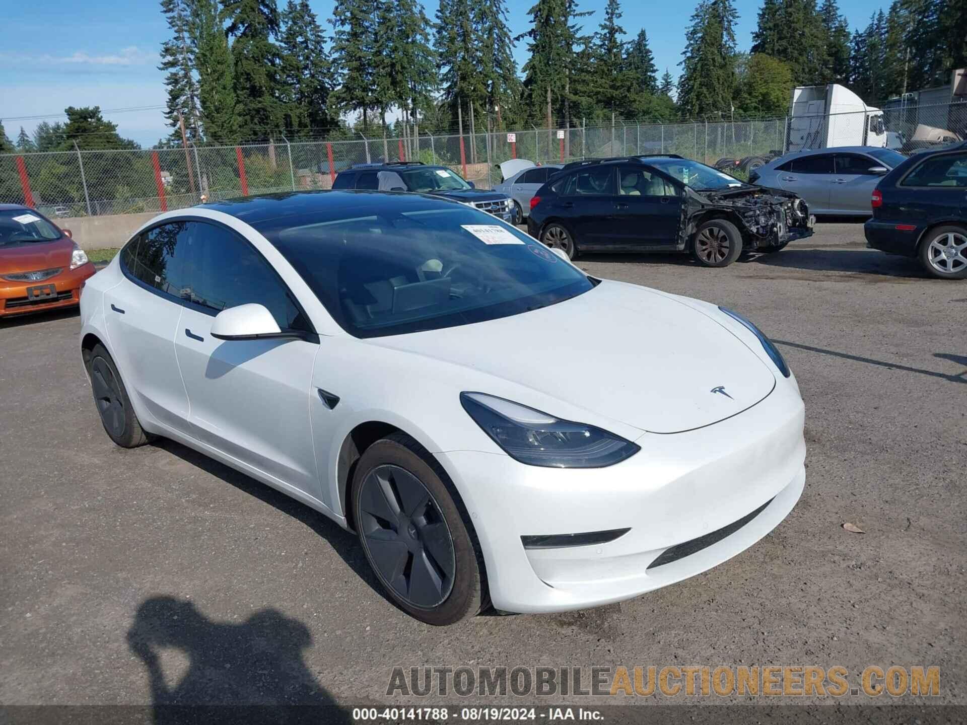 5YJ3E1EB2MF079581 TESLA MODEL 3 2021