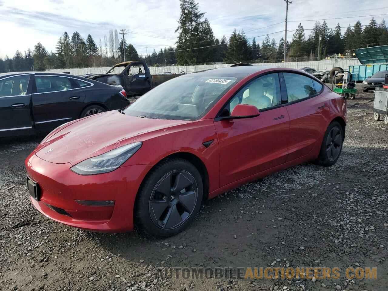 5YJ3E1EB2MF847950 TESLA MODEL 3 2021