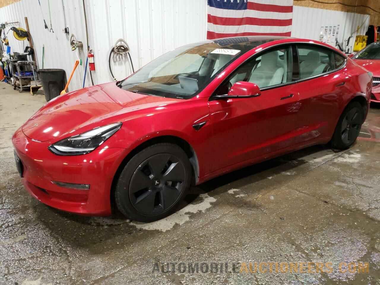 5YJ3E1EB2MF874307 TESLA MODEL 3 2021