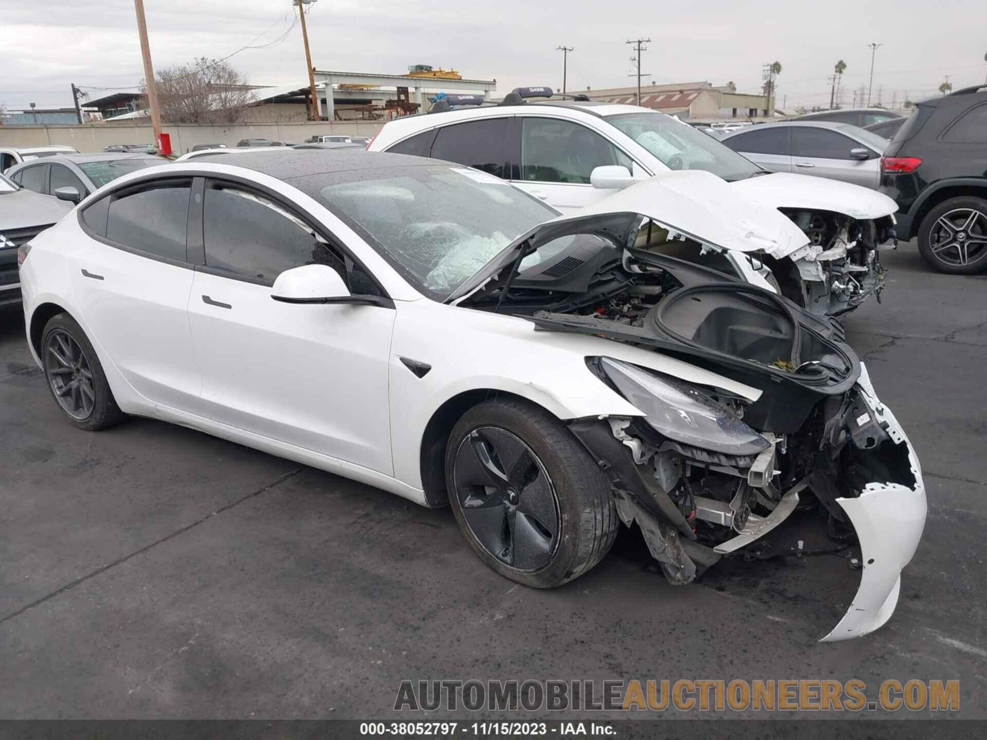 5YJ3E1EB2MF937986 TESLA MODEL 3 2021