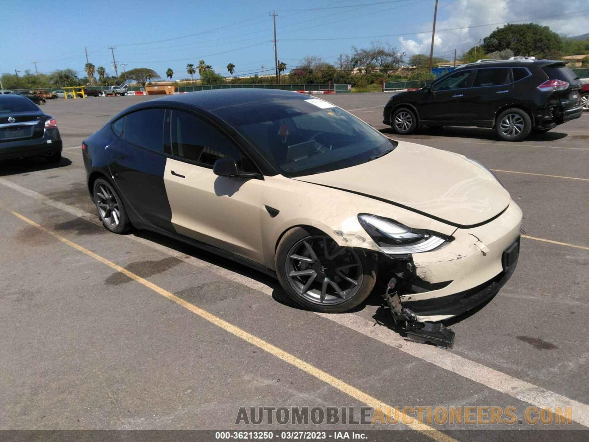 5YJ3E1EB2MF943657 TESLA MODEL 3 2021