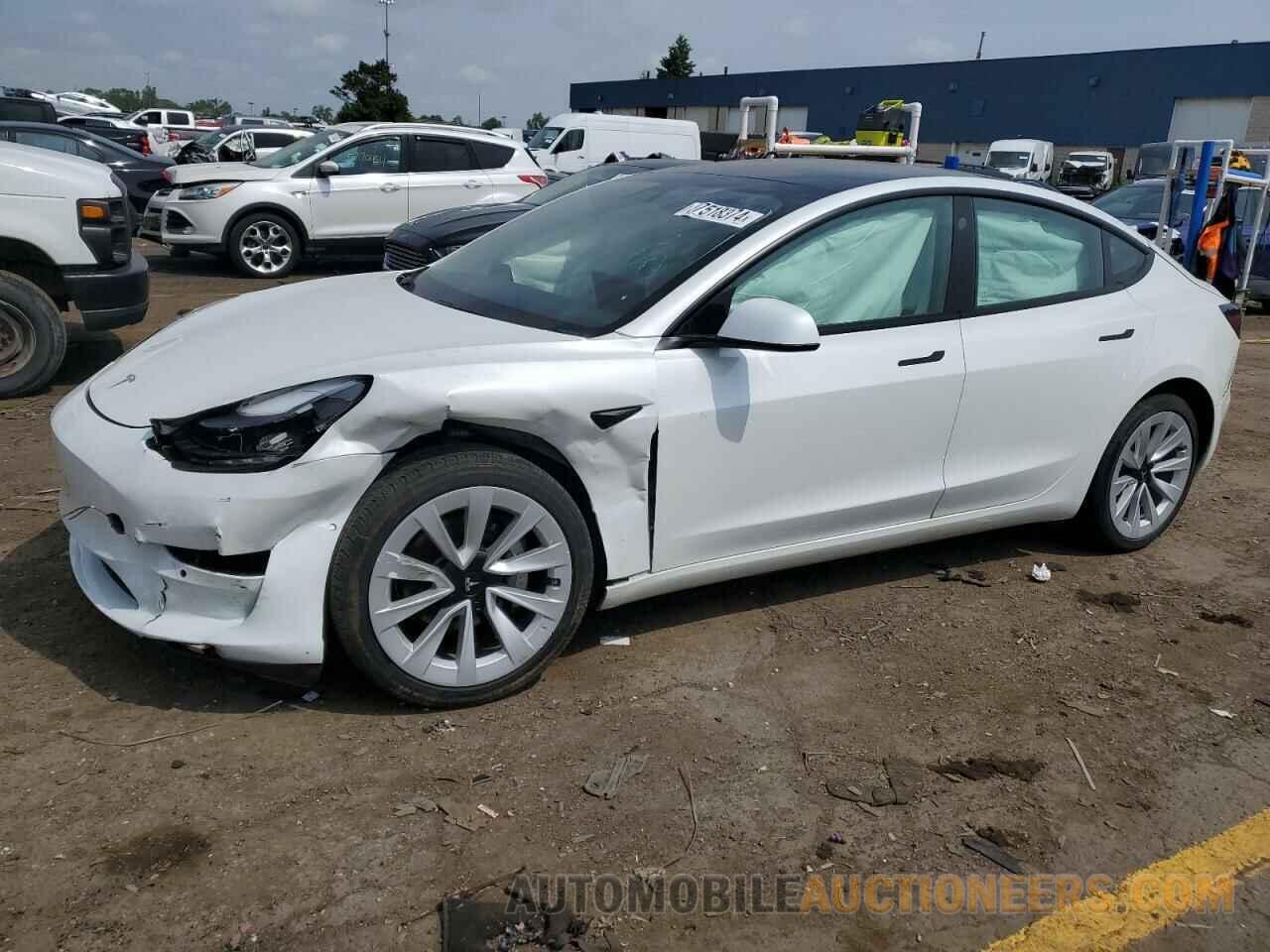 5YJ3E1EB2MF983625 TESLA MODEL 3 2021