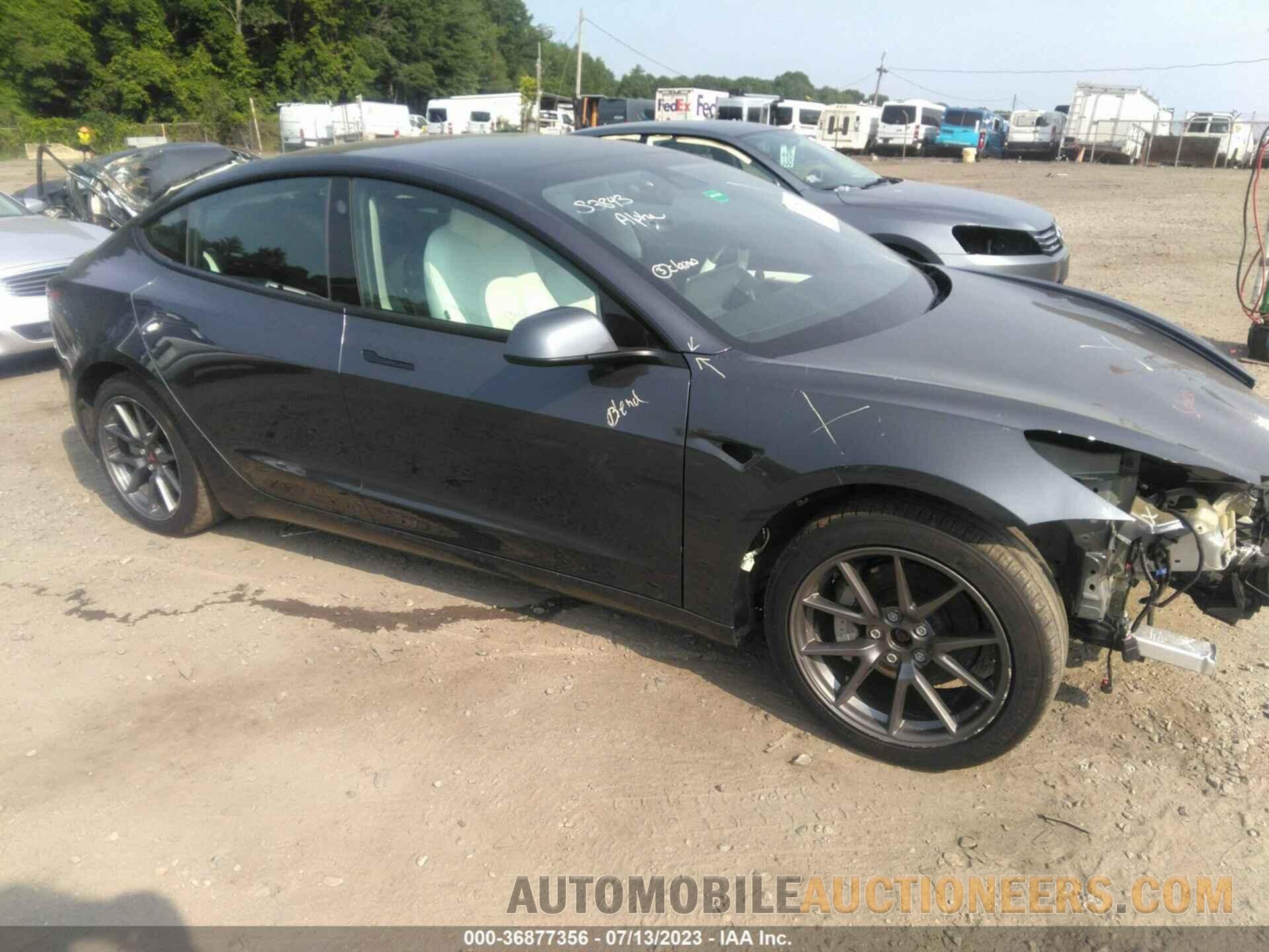 5YJ3E1EB2MF992843 TESLA MODEL 3 2021