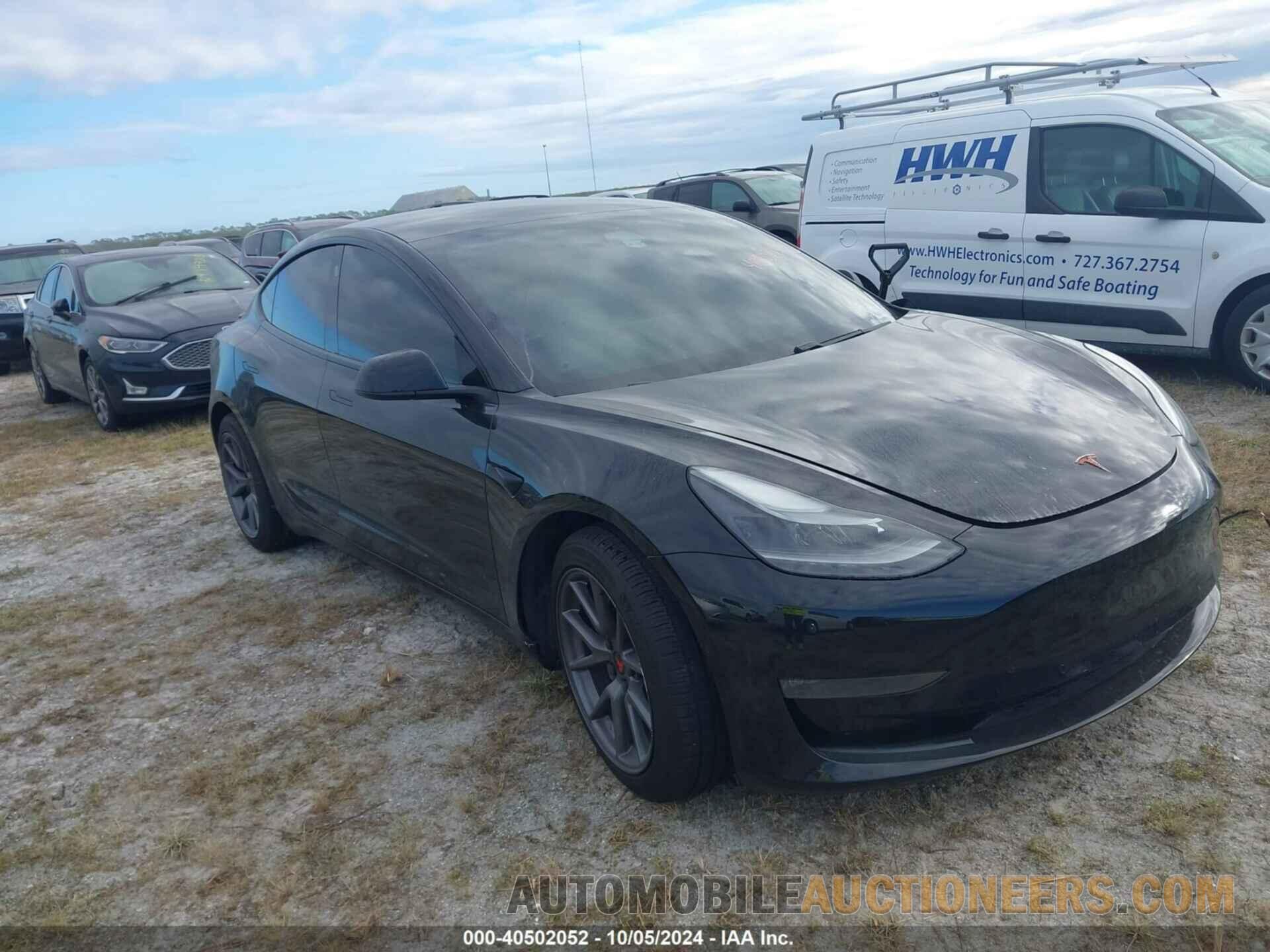 5YJ3E1EB2MF993166 TESLA MODEL 3 2021