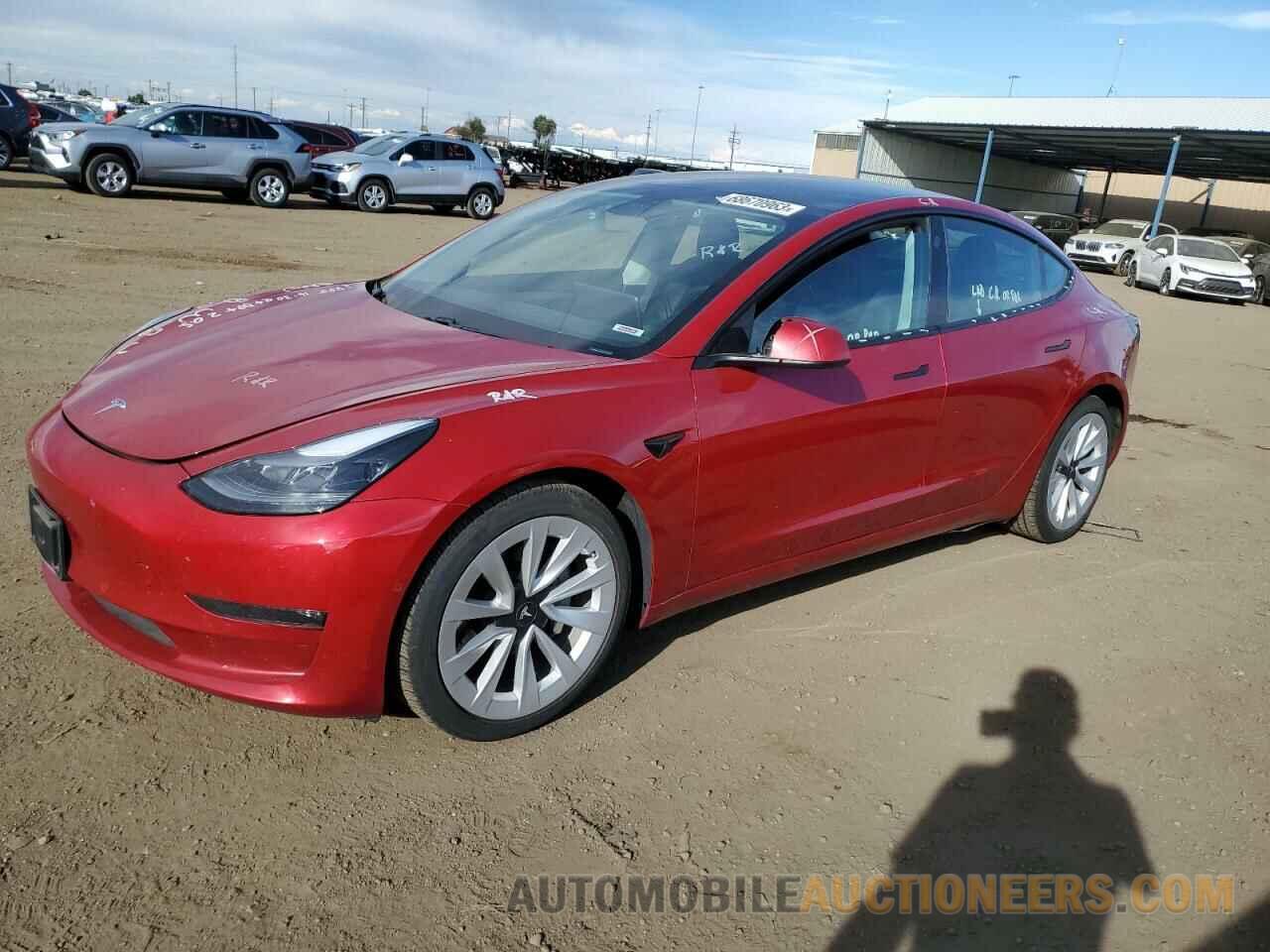 5YJ3E1EB2MF997735 TESLA MODEL 3 2021