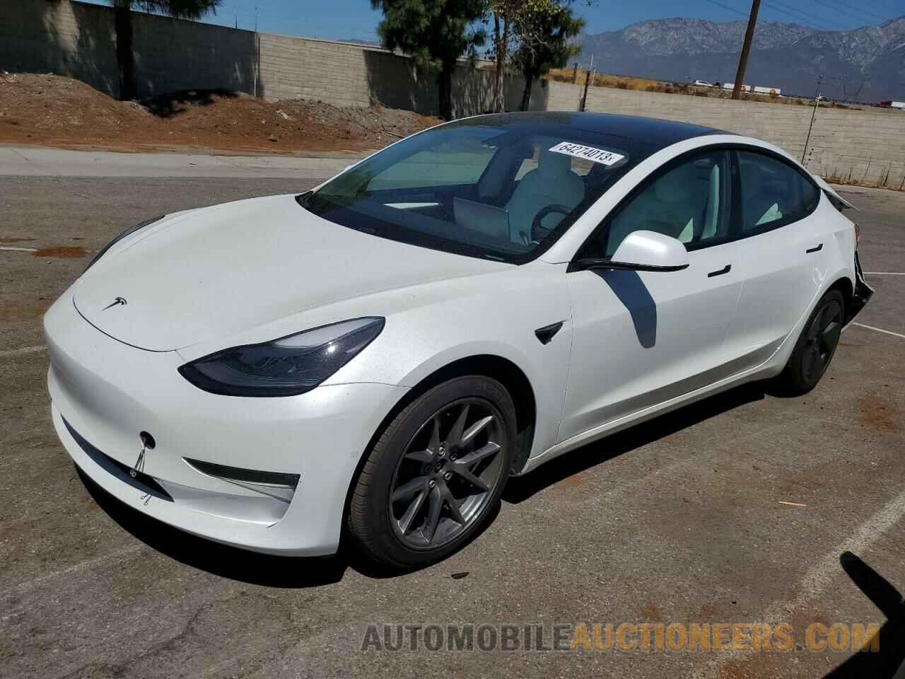 5YJ3E1EB2MF999419 TESLA MODEL 3 2021