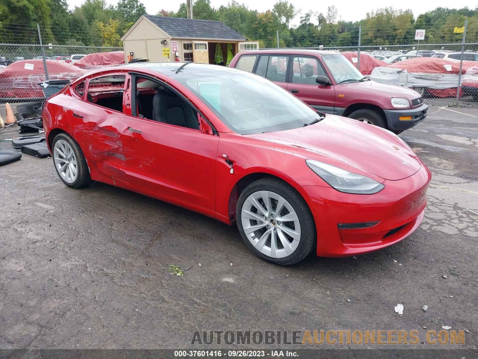 5YJ3E1EB2NF113567 TESLA MODEL 3 2022