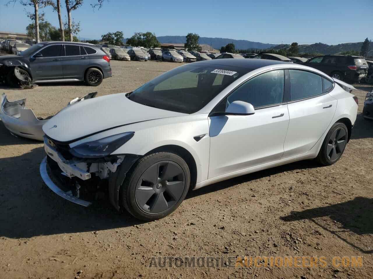 5YJ3E1EB2NF113777 TESLA MODEL 3 2022