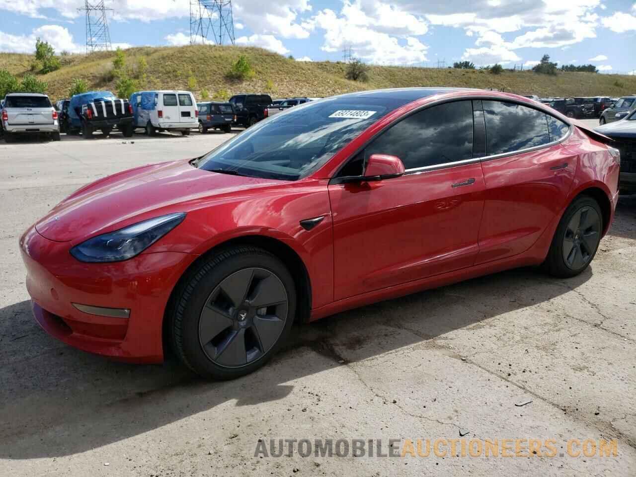 5YJ3E1EB2NF117263 TESLA MODEL 3 2022