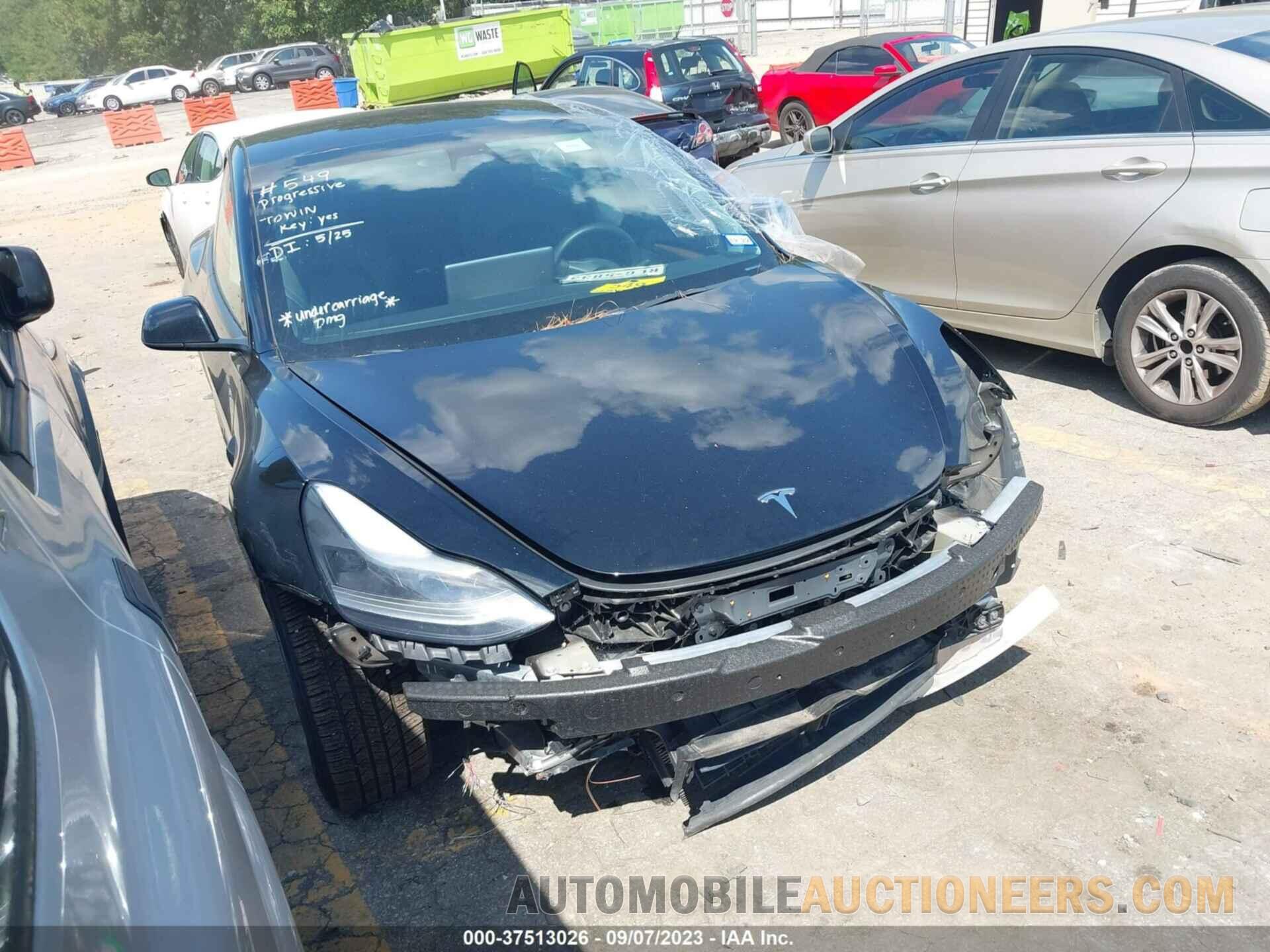 5YJ3E1EB2NF133401 TESLA MODEL 3 2022