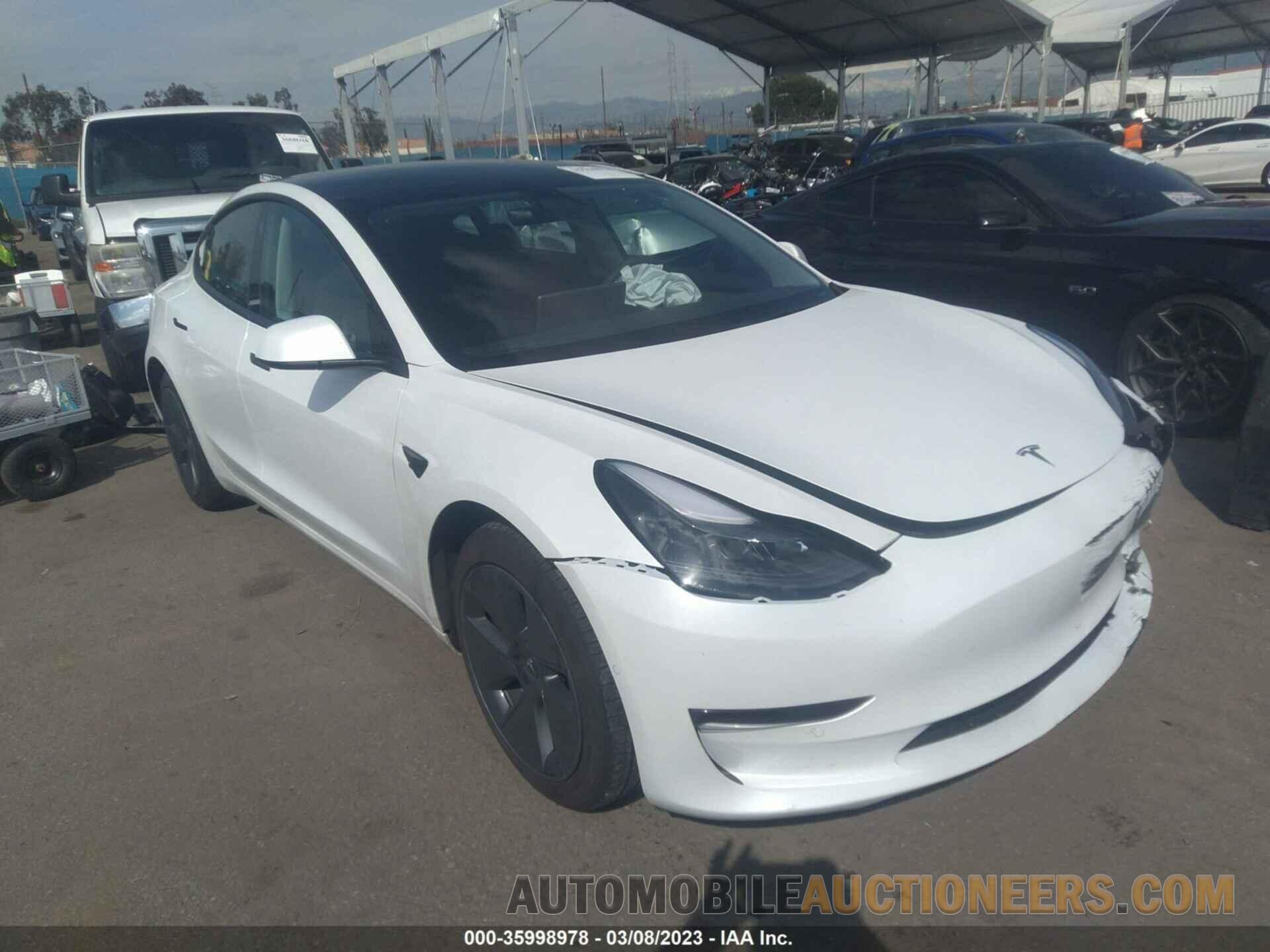 5YJ3E1EB2NF138078 TESLA MODEL 3 2022